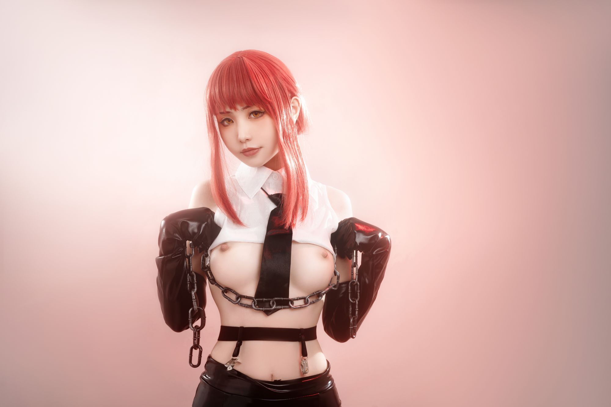 Hornycos - Cosplays đẹp mắt tóc đỏ như người đàn ông cưa máy Makima (Patreon)