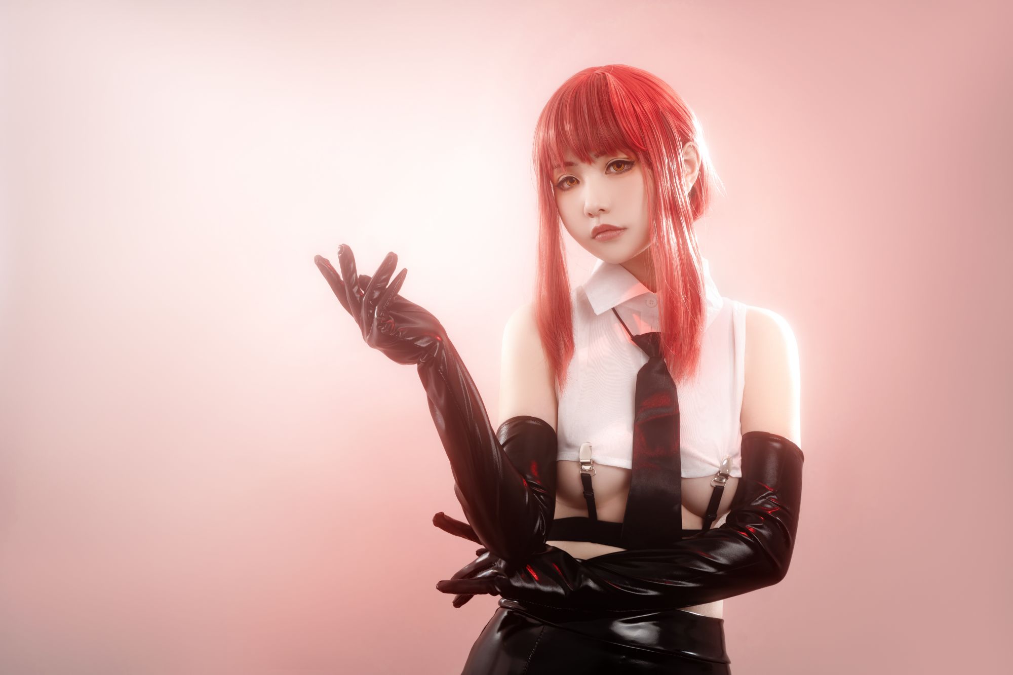 Hornycos - Cosplays đẹp mắt tóc đỏ như người đàn ông cưa máy Makima (Patreon)