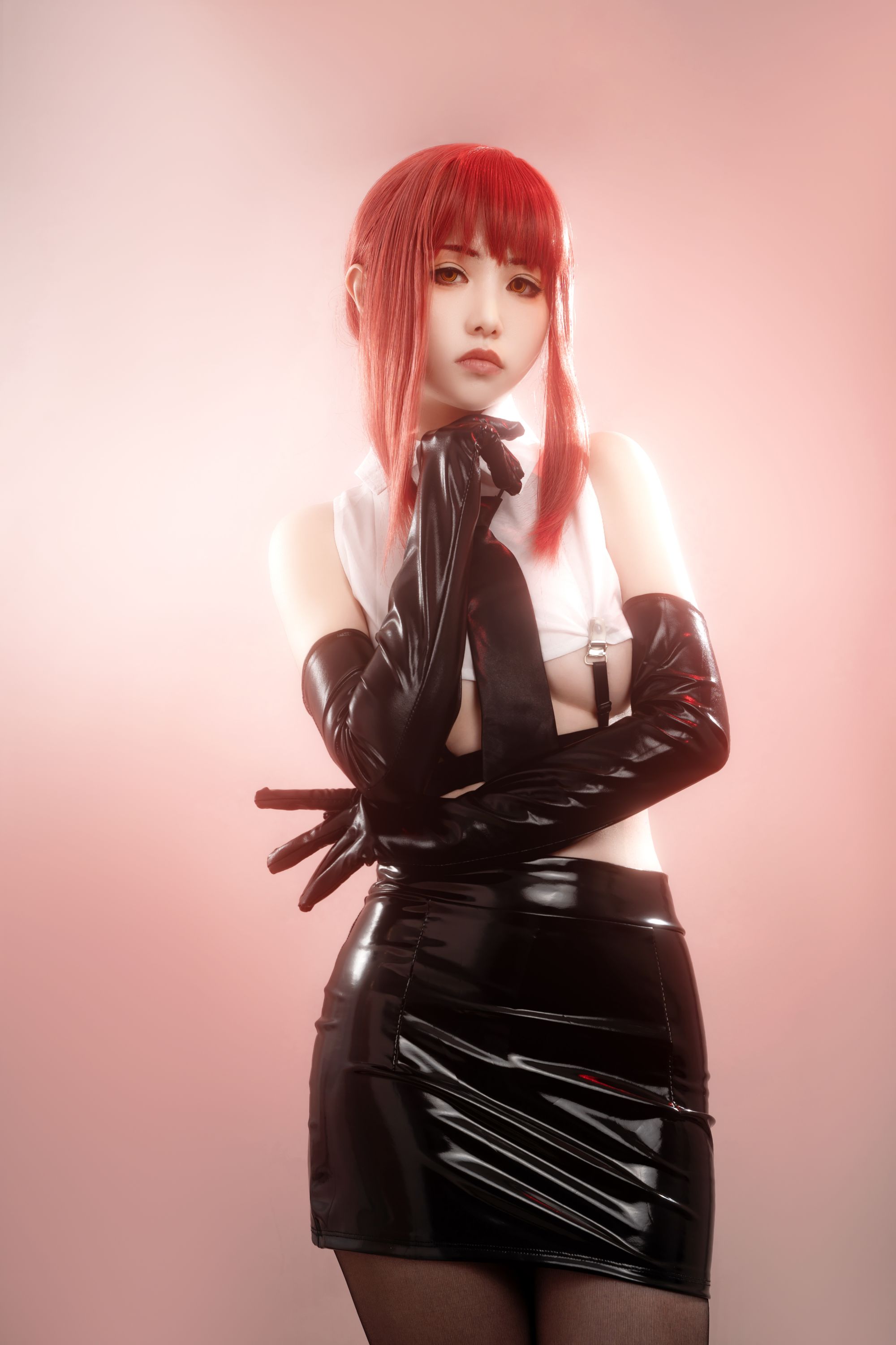Hornycos - Cosplays đẹp mắt tóc đỏ như người đàn ông cưa máy Makima (Patreon)