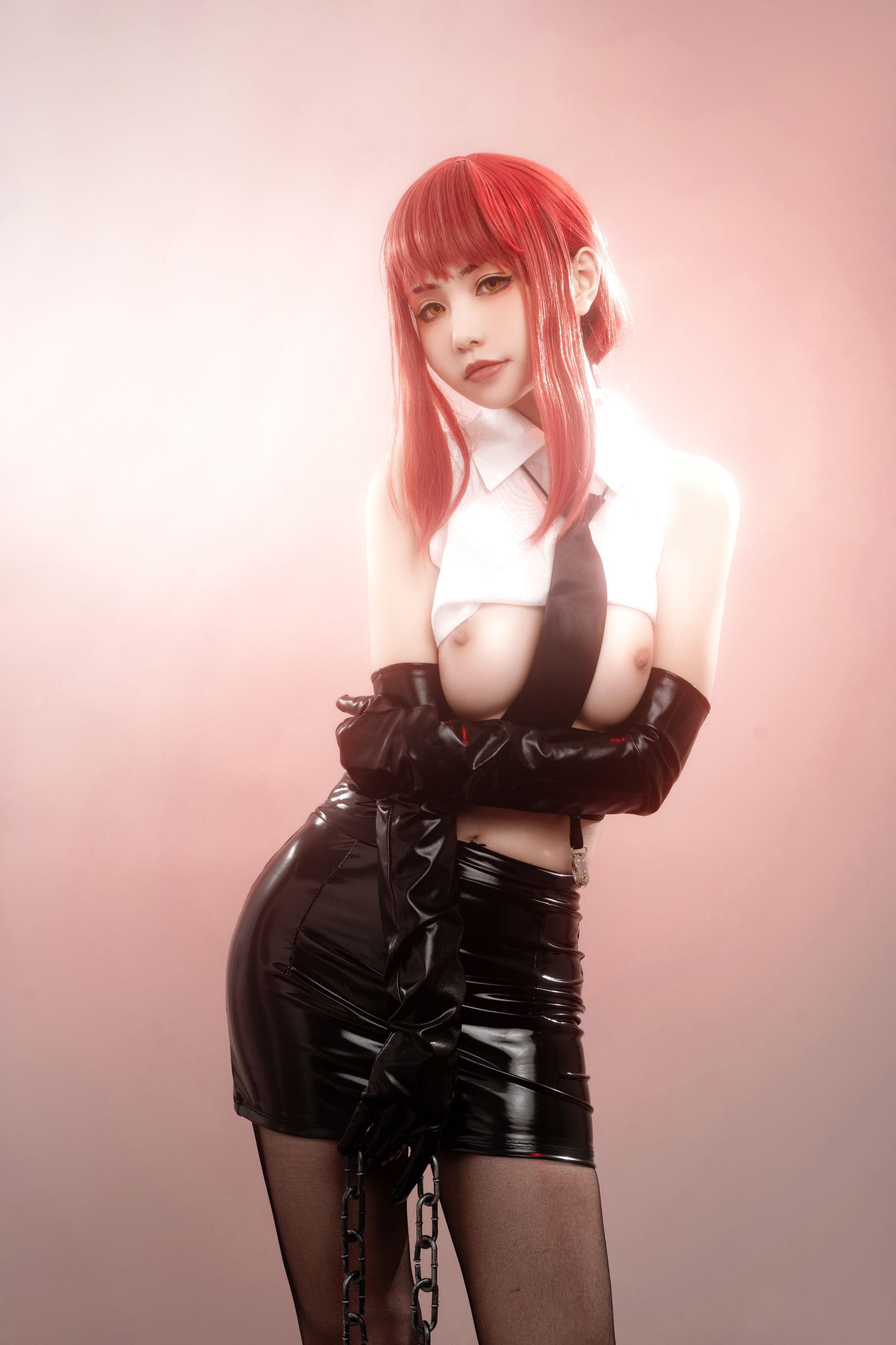 Hornycos - Cosplays đẹp mắt tóc đỏ như người đàn ông cưa máy Makima (Patreon)