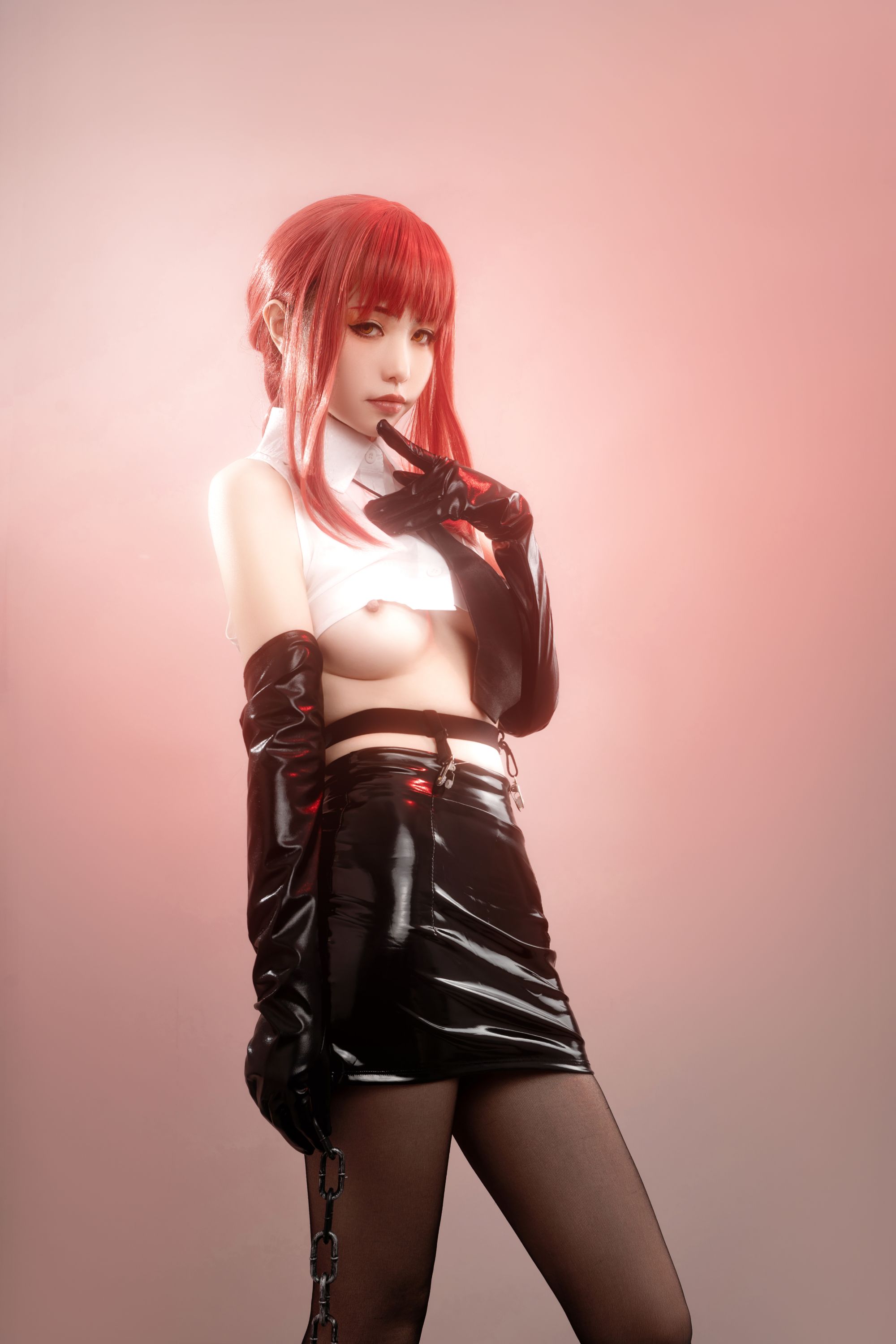 Hornycos - Cosplays đẹp mắt tóc đỏ như người đàn ông cưa máy Makima (Patreon)