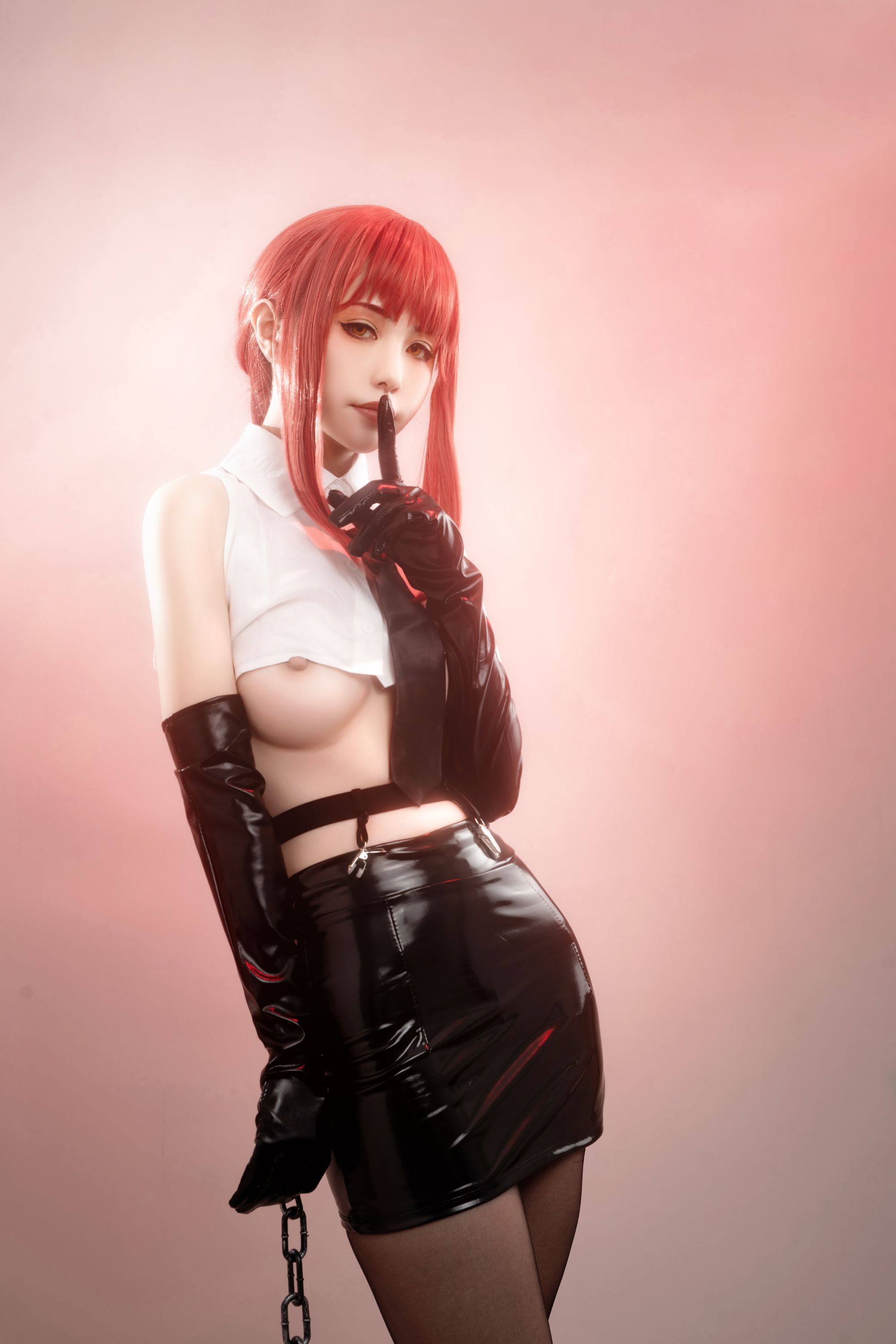 Hornycos - Cosplays đẹp mắt tóc đỏ như người đàn ông cưa máy Makima (Patreon)