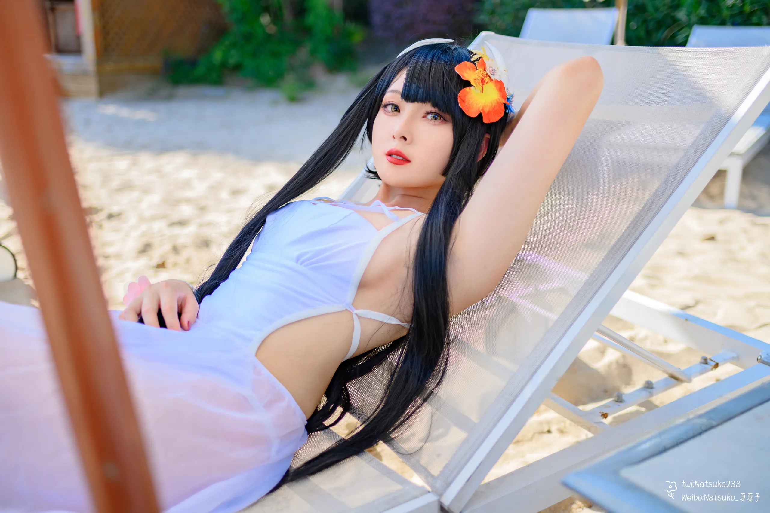Natsuko Natsuko - Azur Blue Route Hiei bộ đồ bơi