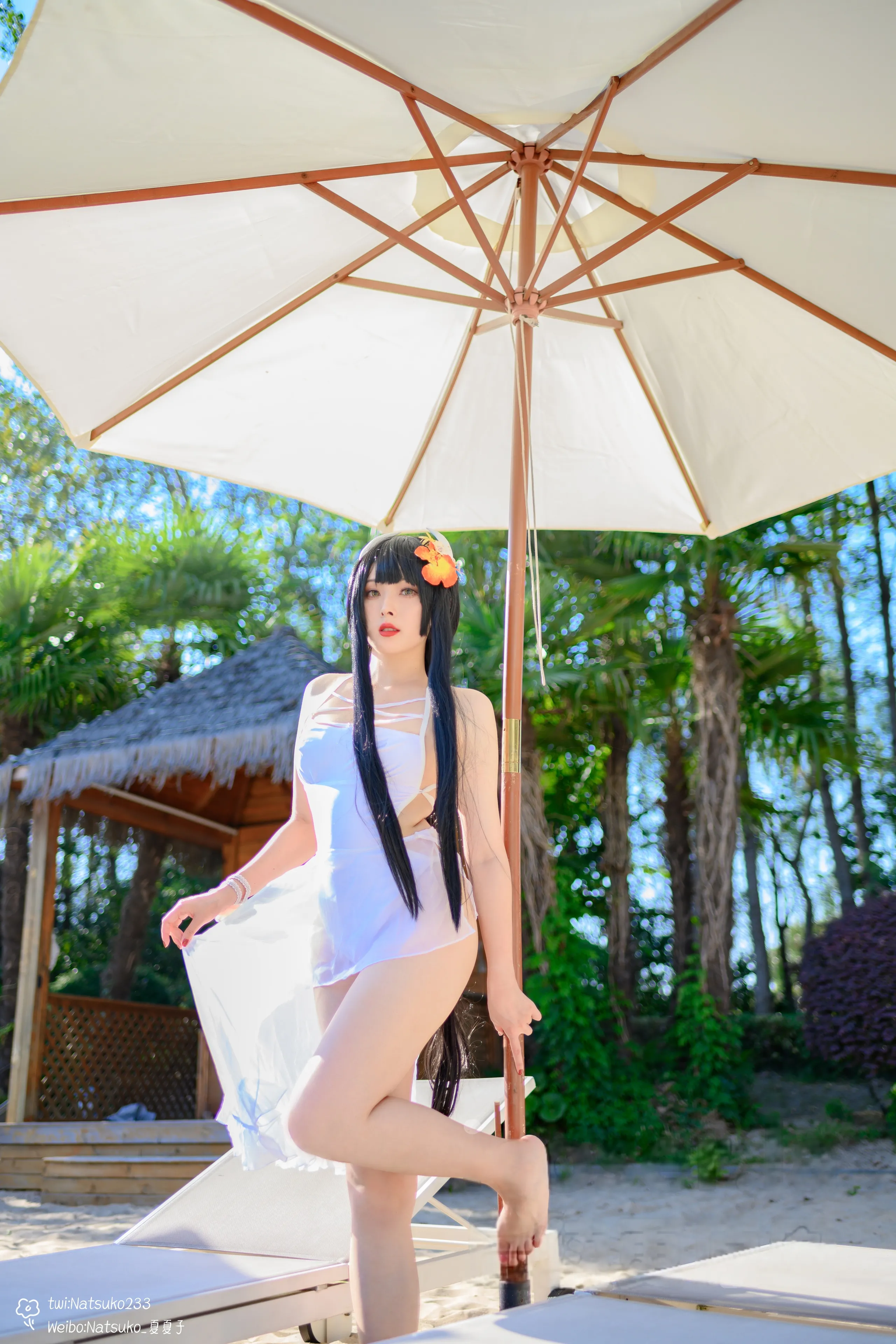 Natsuko Natsuko - Azur Blue Route Hiei bộ đồ bơi