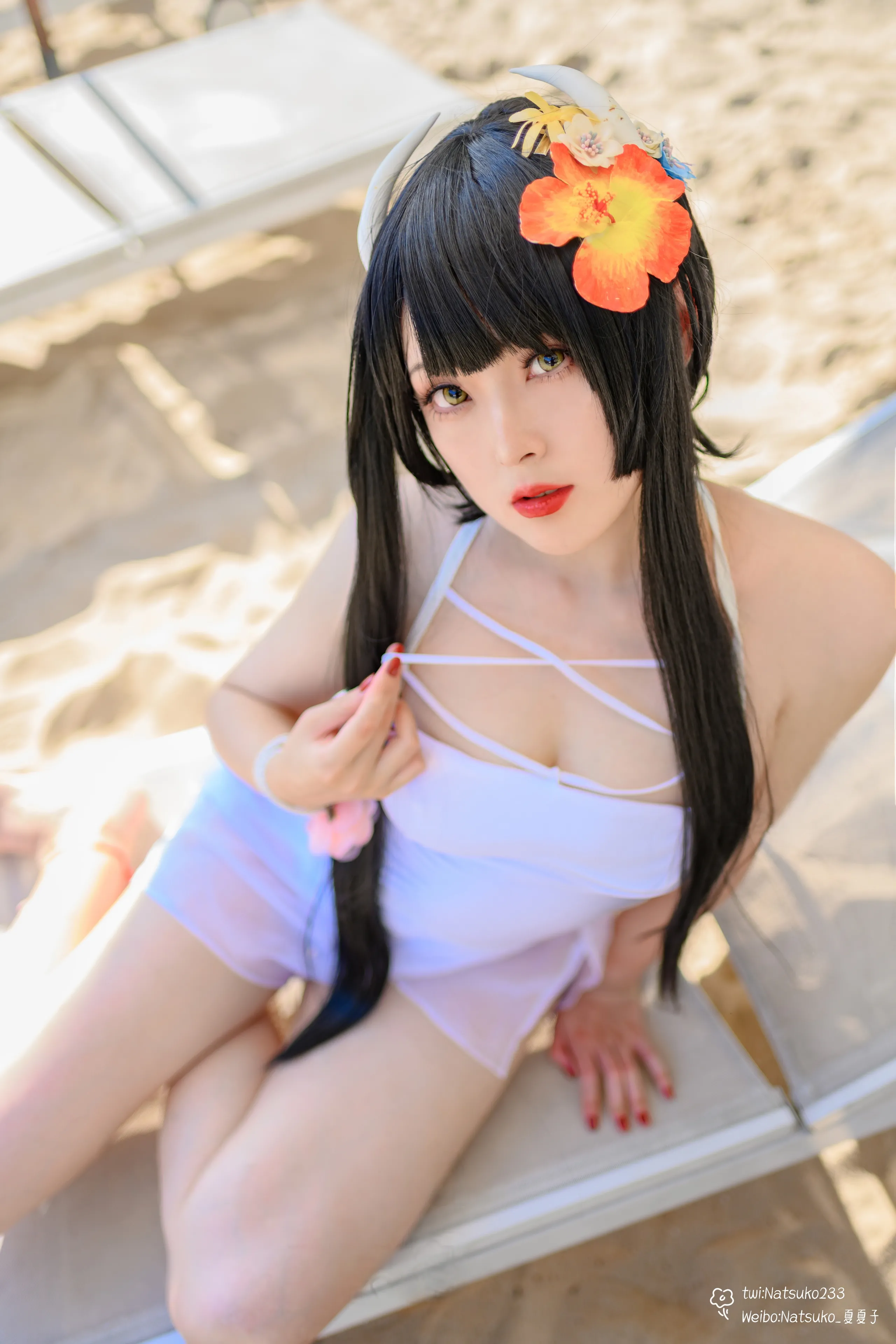 Natsuko Natsuko - Azur Blue Route Hiei bộ đồ bơi