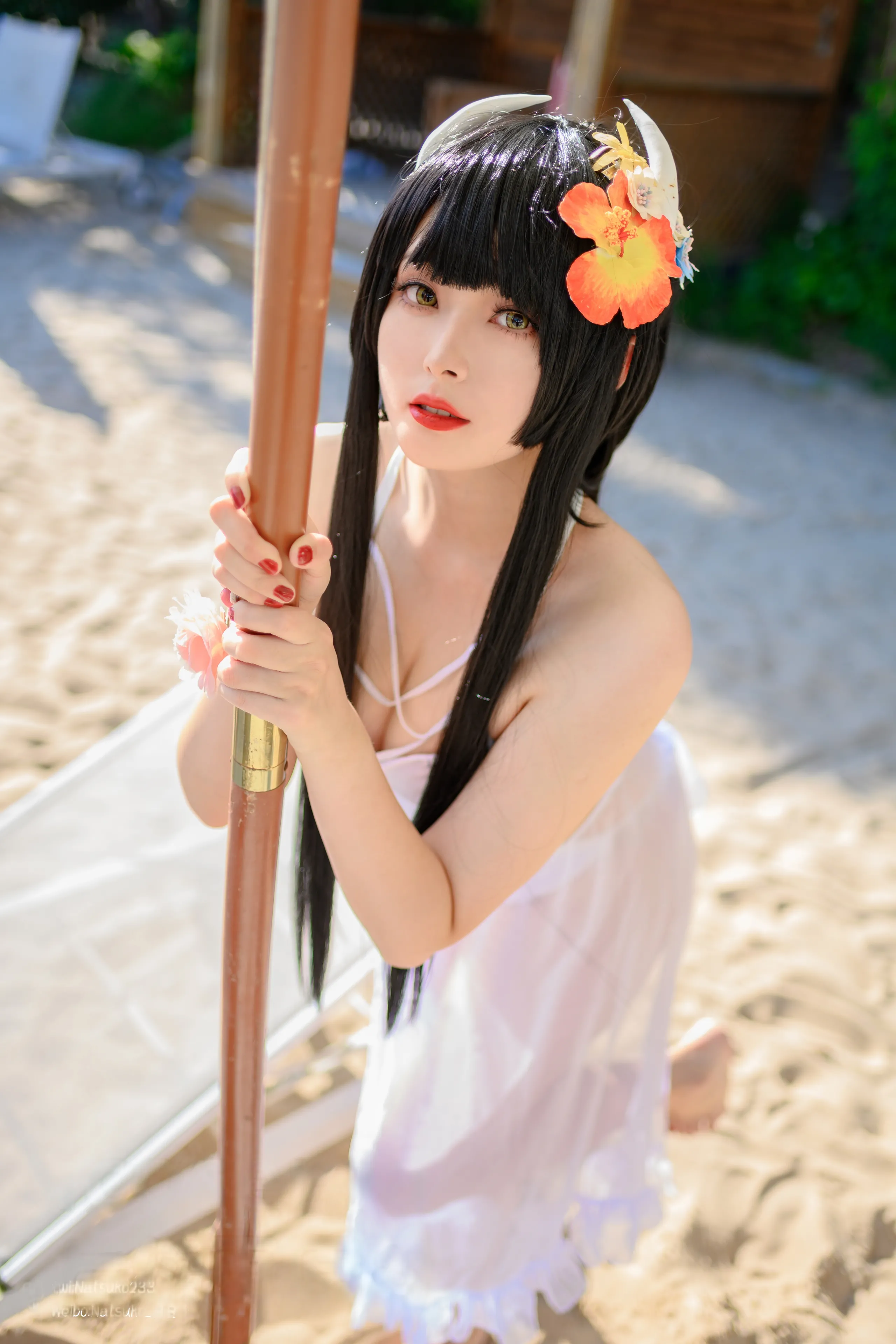 Natsuko Natsuko - Azur Blue Route Hiei bộ đồ bơi