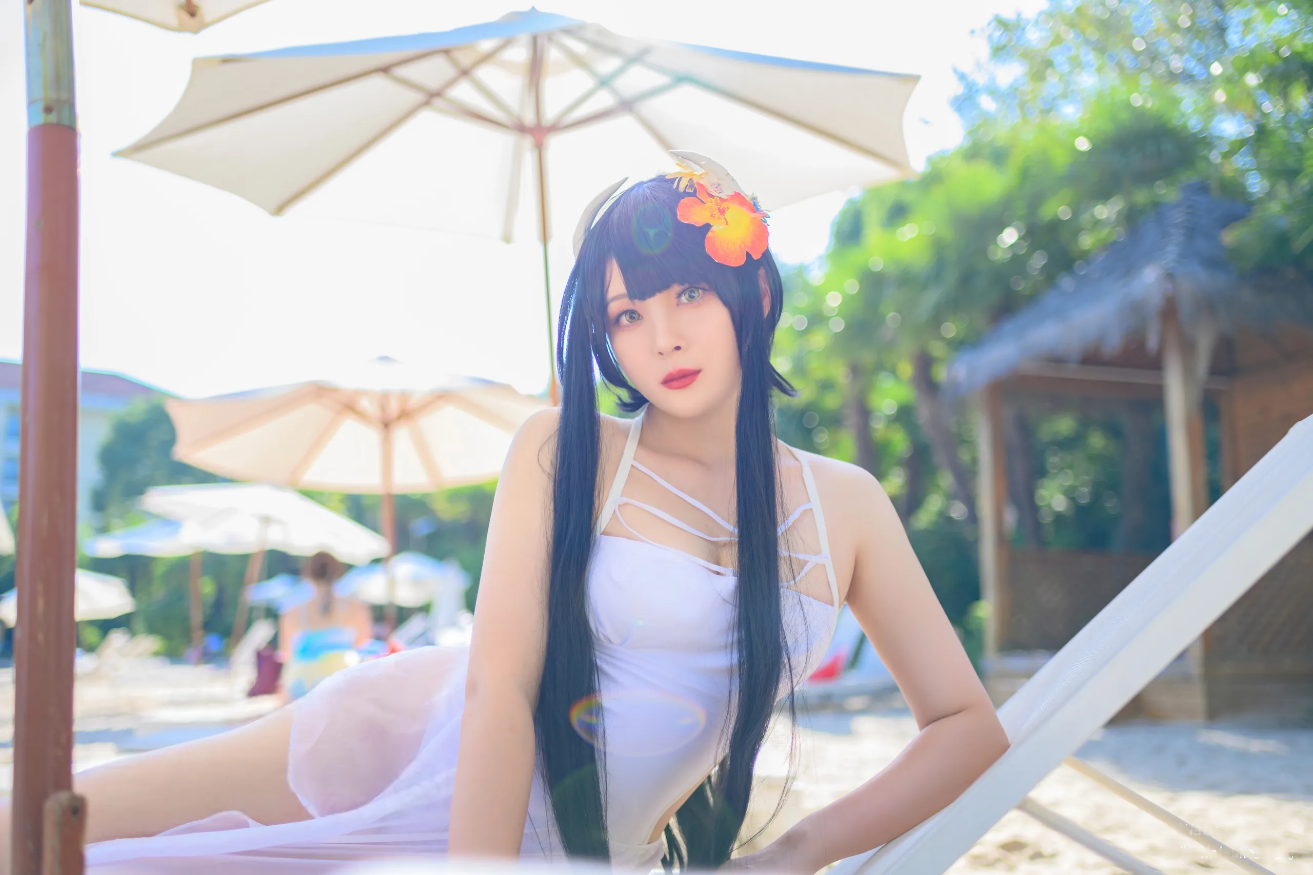 Natsuko Natsuko - Azur Blue Route Hiei bộ đồ bơi