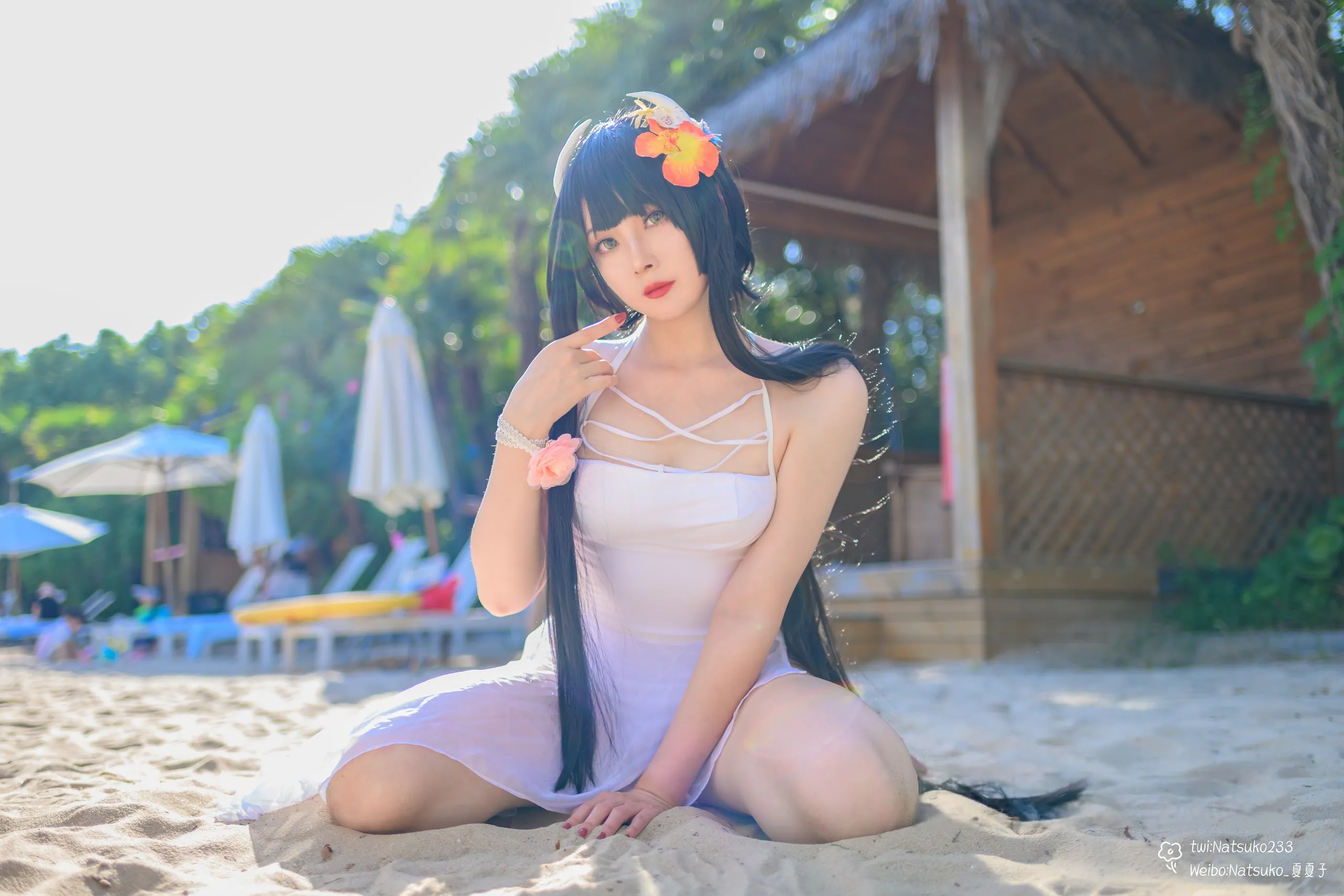 Natsuko Natsuko - Azur Blue Route Hiei bộ đồ bơi