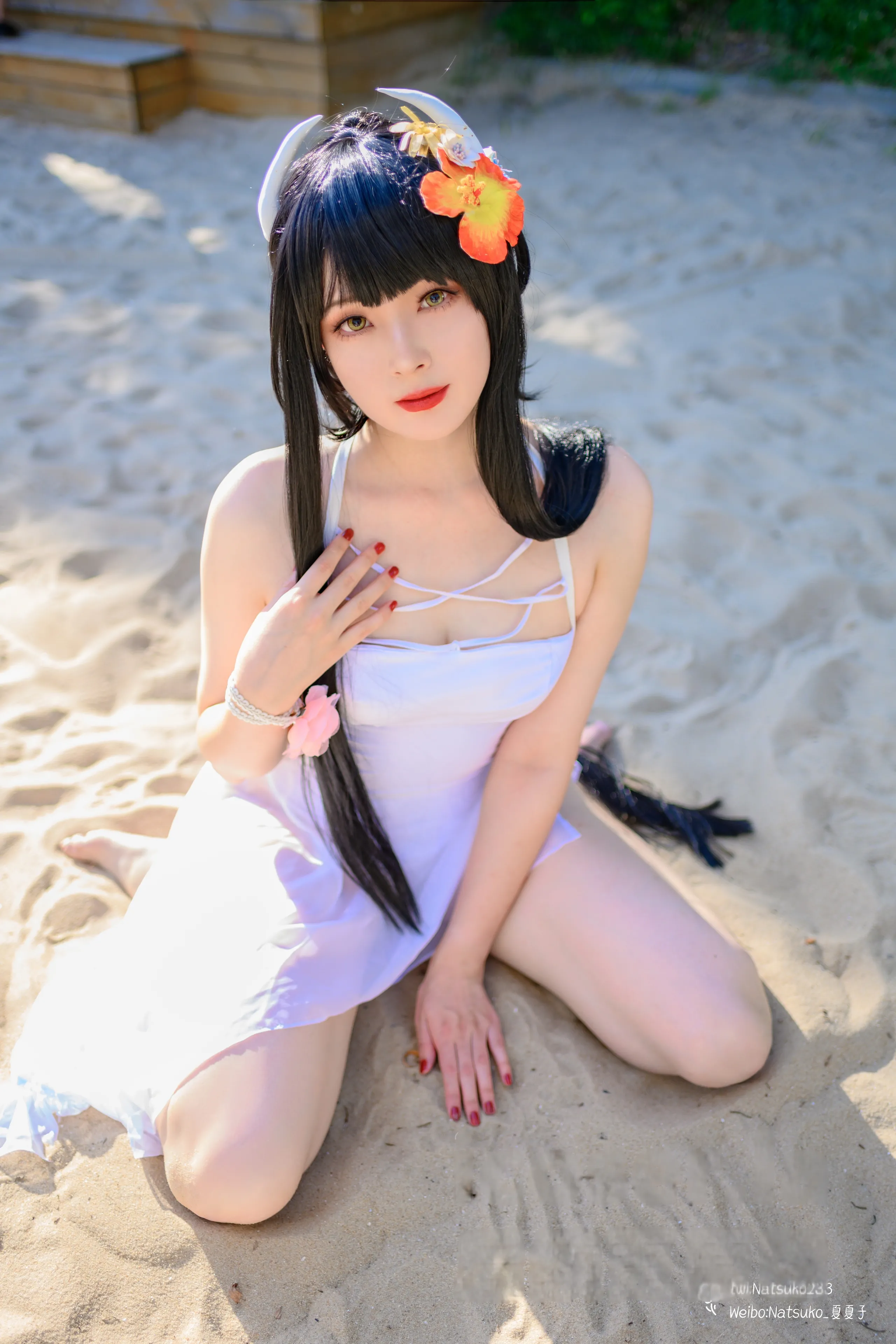Natsuko Natsuko - Azur Blue Route Hiei bộ đồ bơi