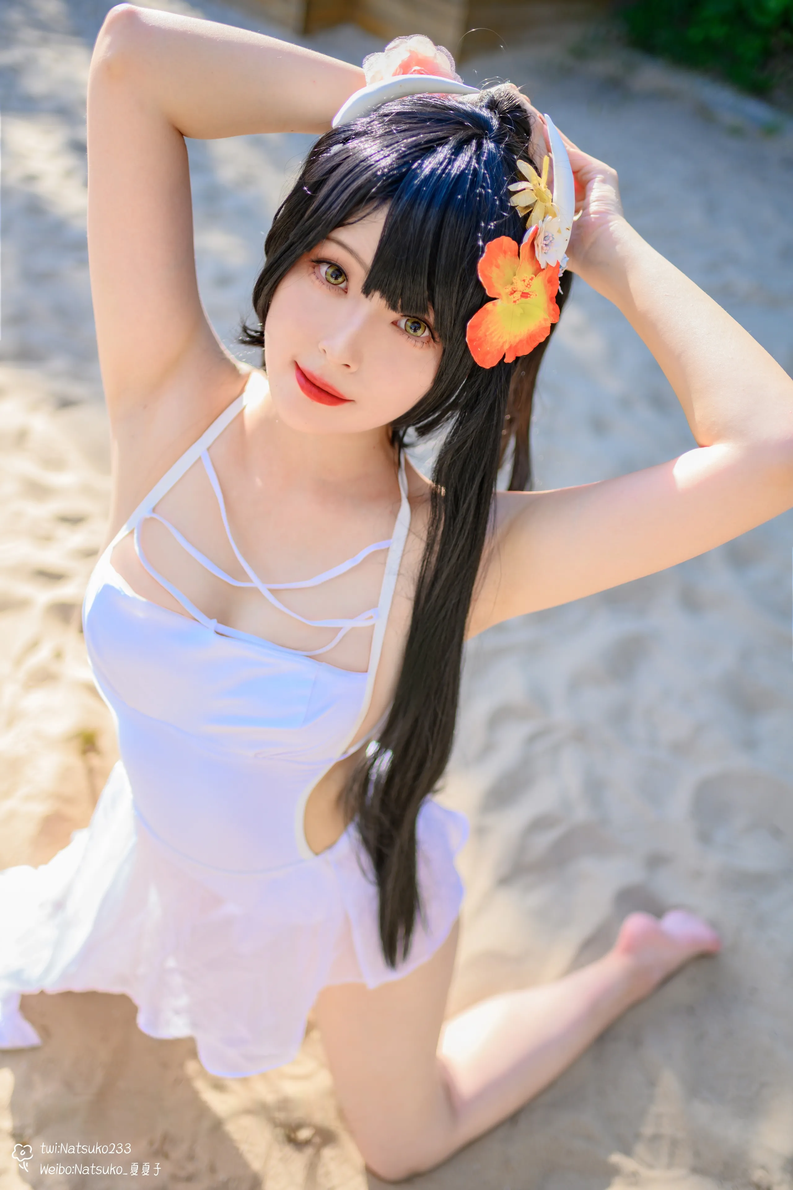 Natsuko Natsuko - Azur Blue Route Hiei bộ đồ bơi