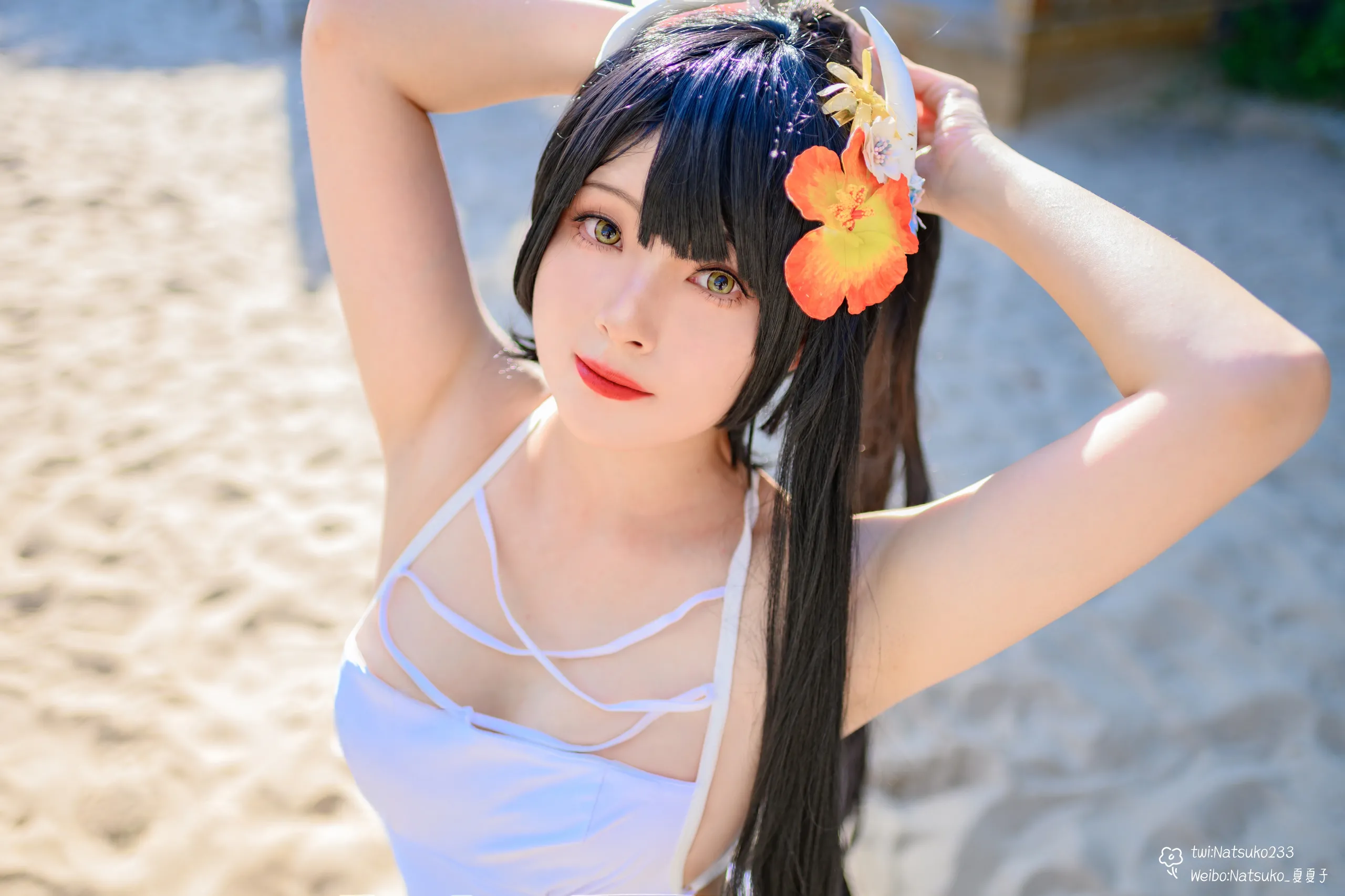 Natsuko Natsuko - Azur Blue Route Hiei bộ đồ bơi