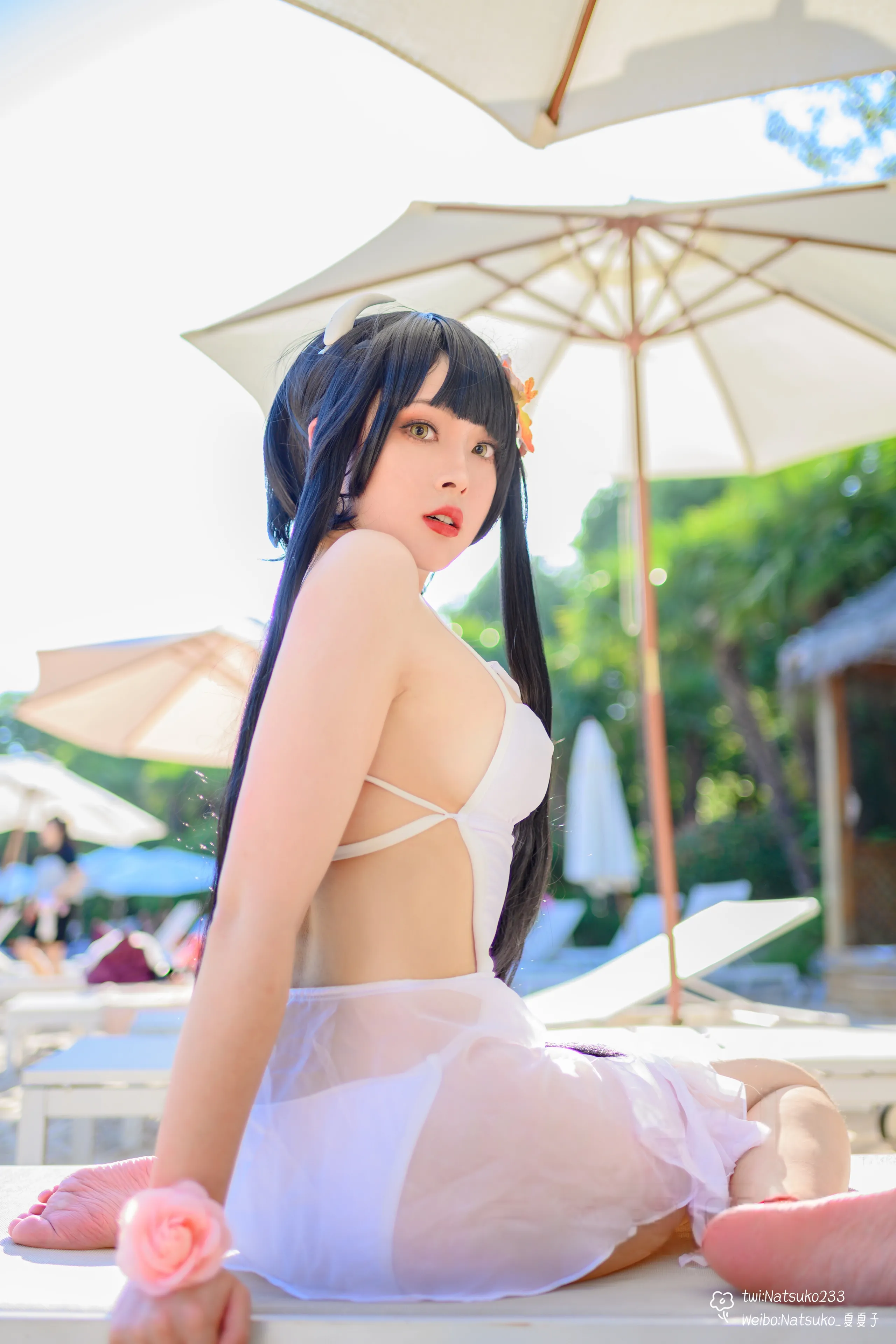 Natsuko Natsuko - Azur Blue Route Hiei bộ đồ bơi