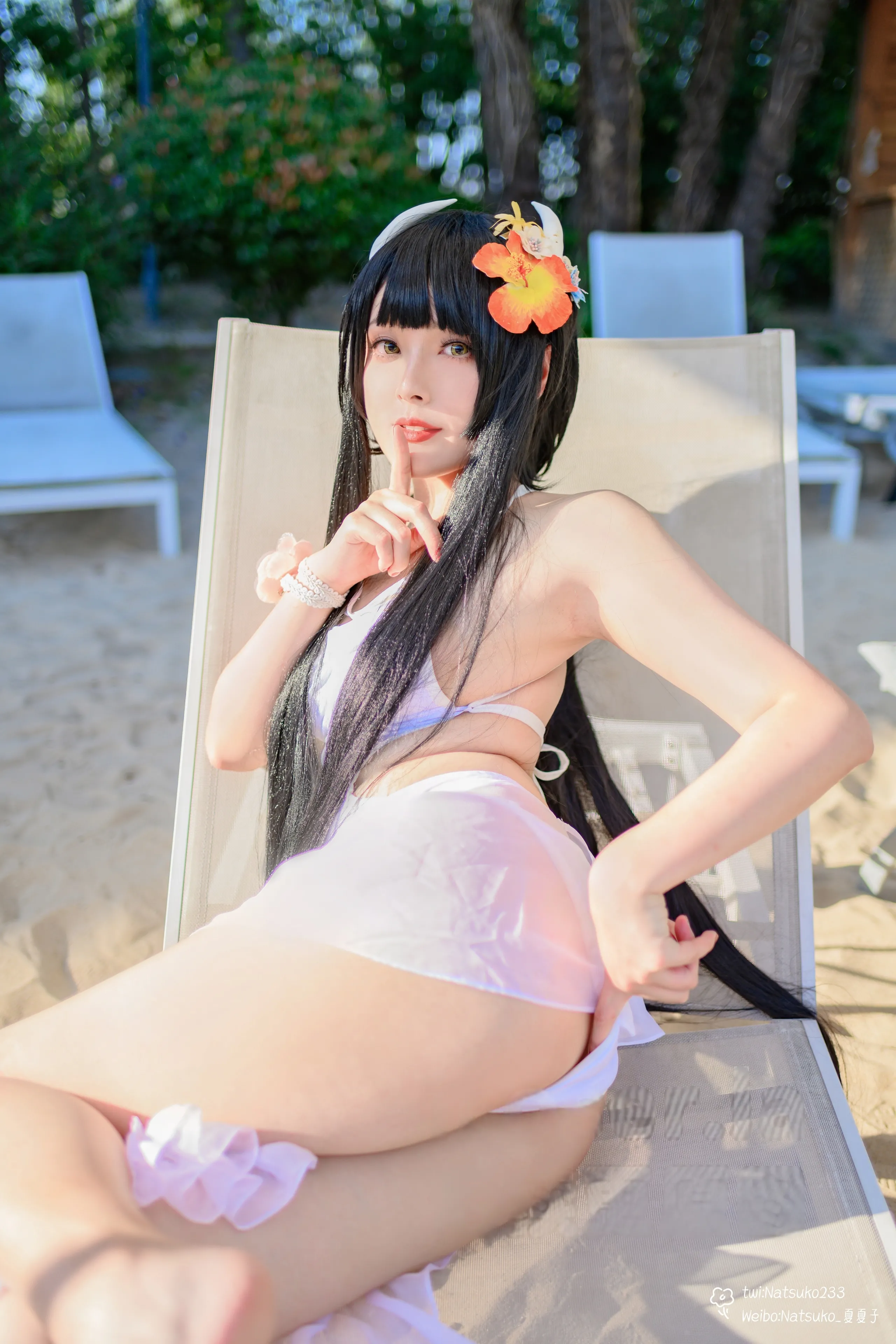 Natsuko Natsuko - Azur Blue Route Hiei bộ đồ bơi