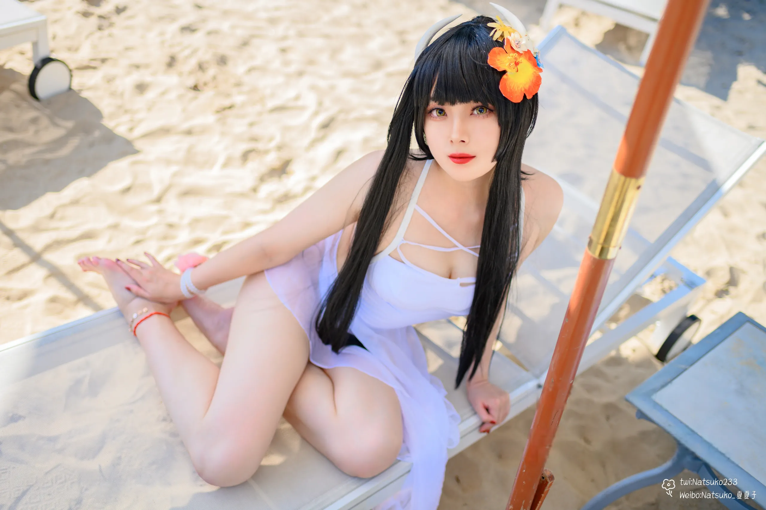 Natsuko Natsuko - Azur Blue Route Hiei bộ đồ bơi