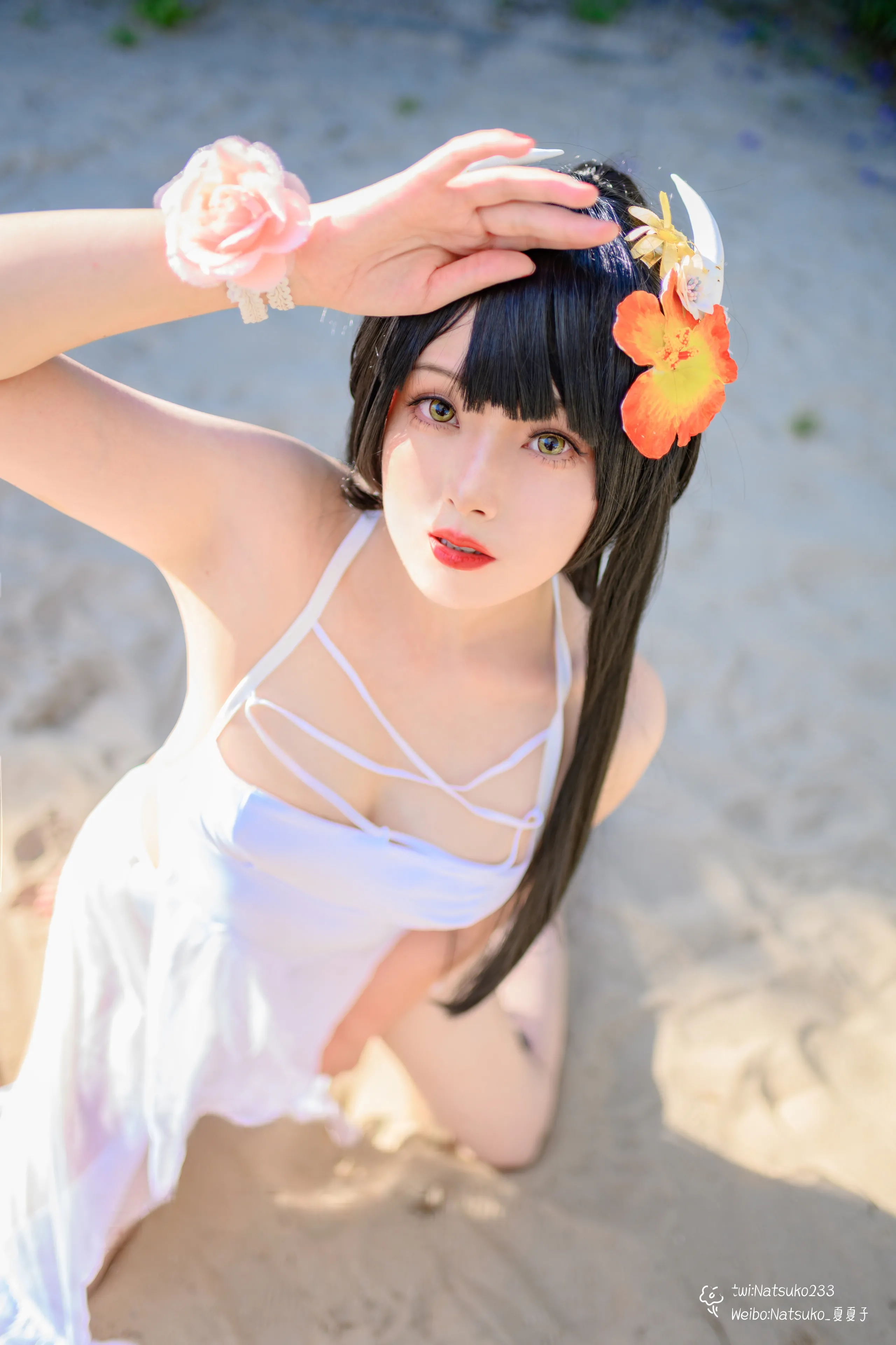 Natsuko Natsuko - Azur Blue Route Hiei bộ đồ bơi