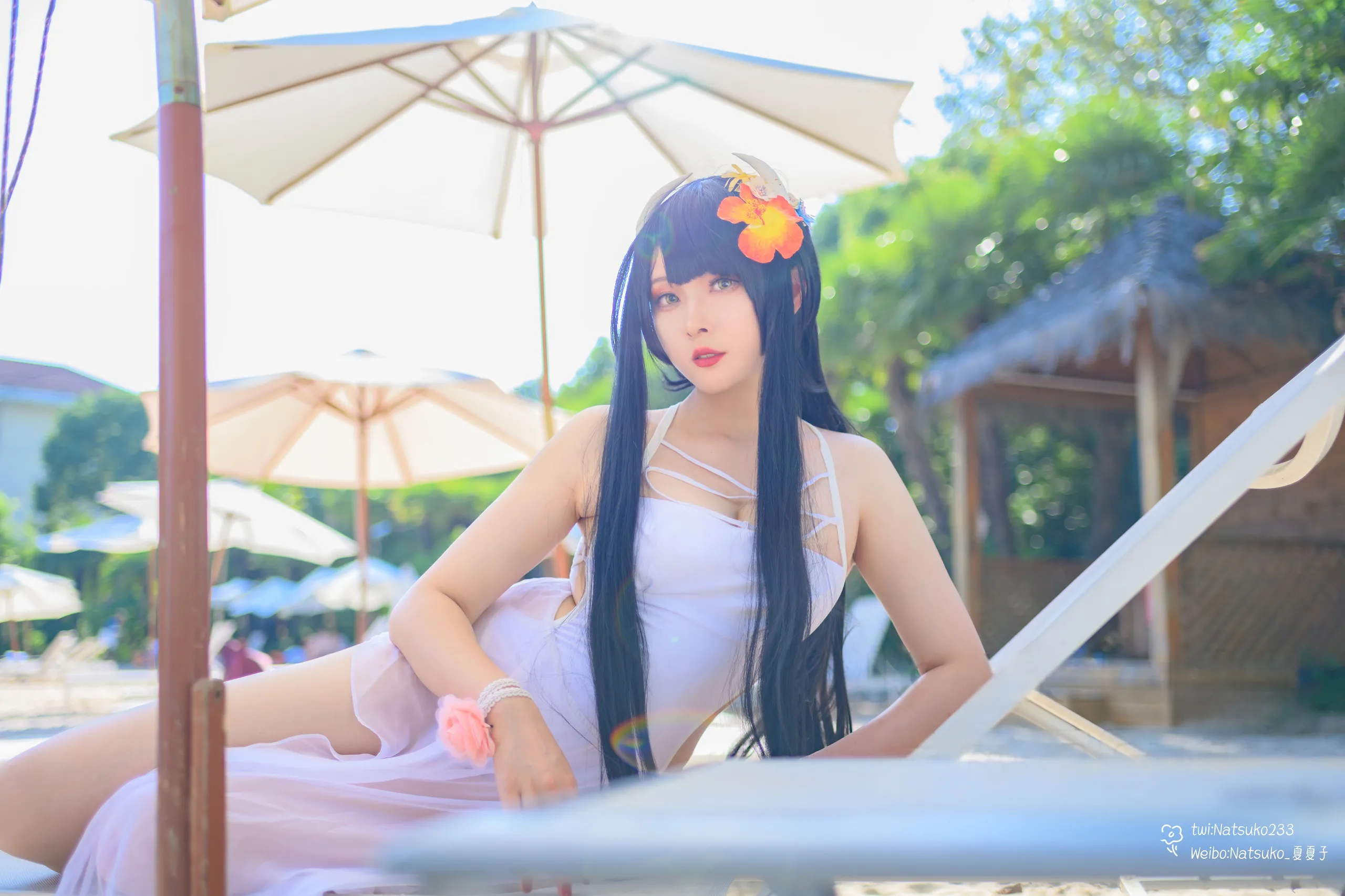 Natsuko Natsuko - Azur Blue Route Hiei bộ đồ bơi