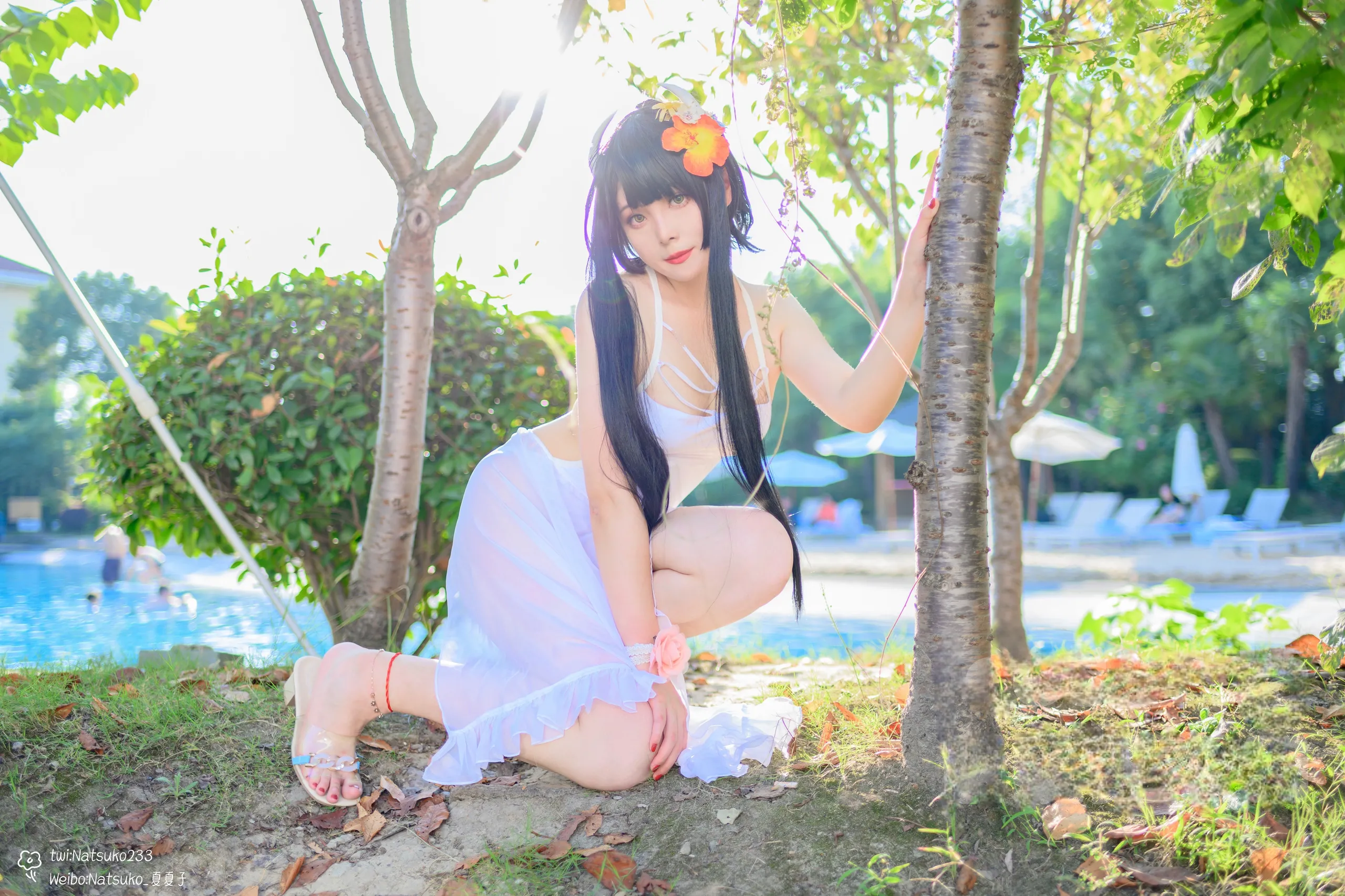 Natsuko Natsuko - Azur Blue Route Hiei bộ đồ bơi