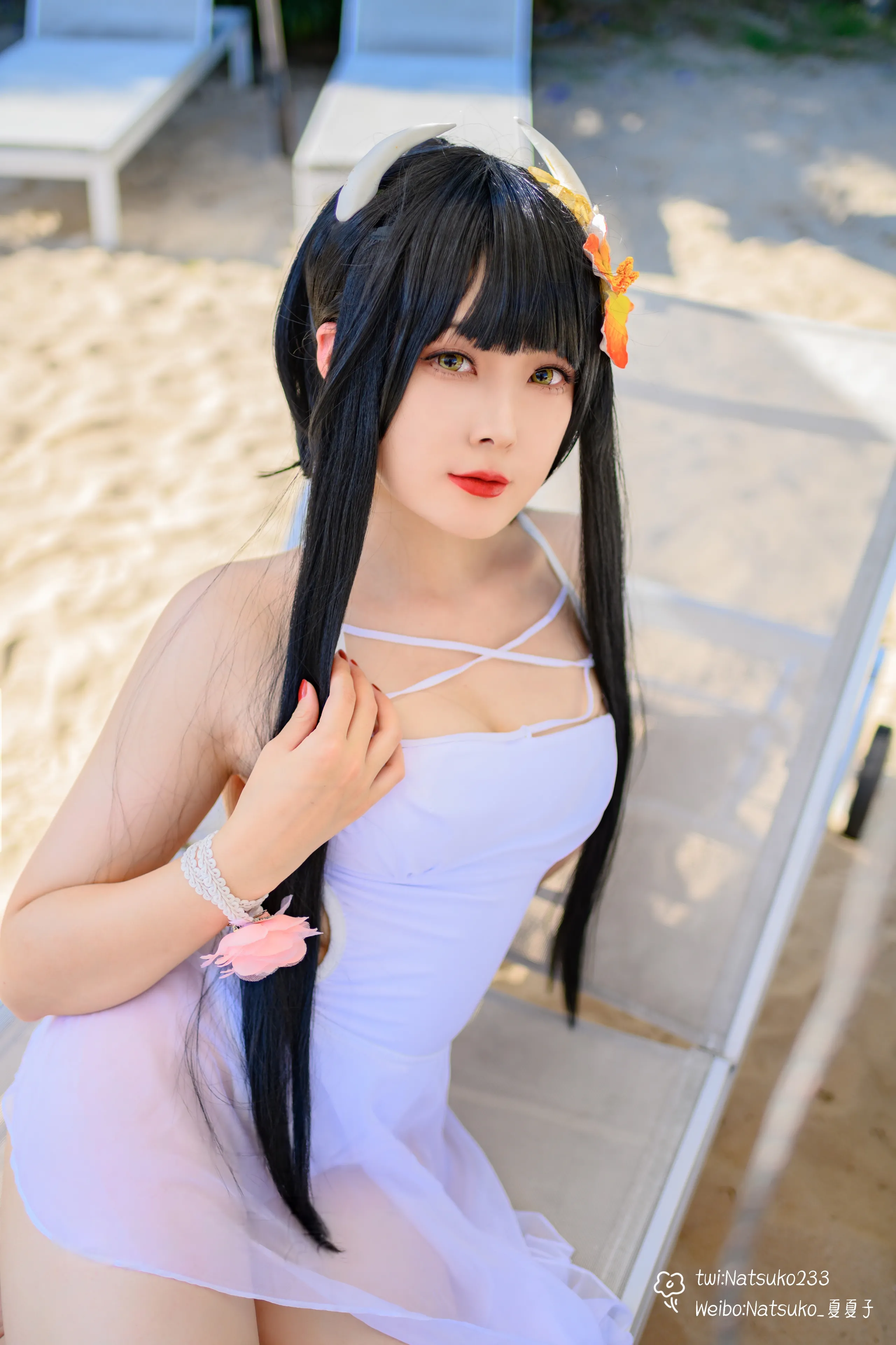 Natsuko Natsuko - Azur Blue Route Hiei bộ đồ bơi