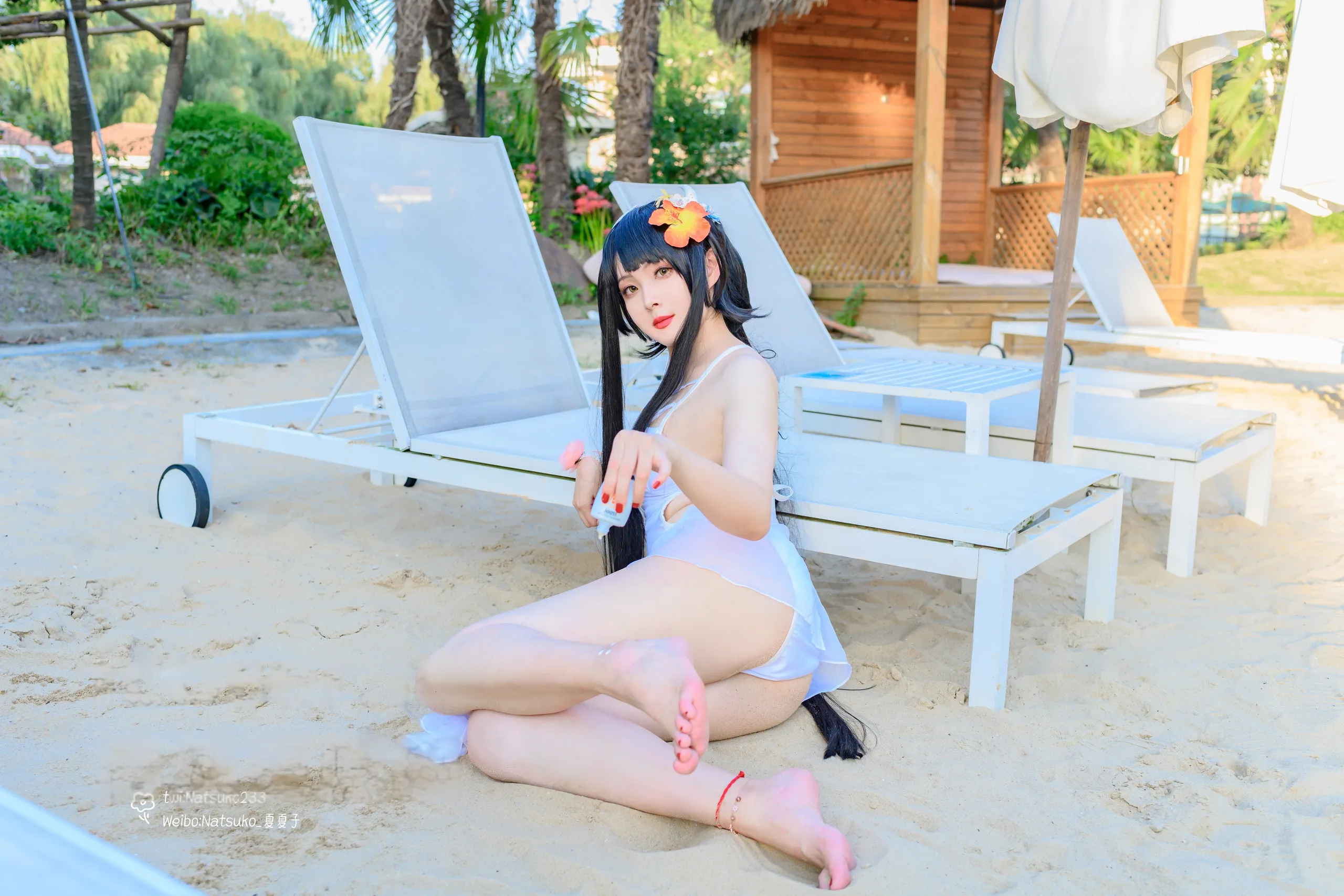 Natsuko Natsuko - Azur Blue Route Hiei bộ đồ bơi