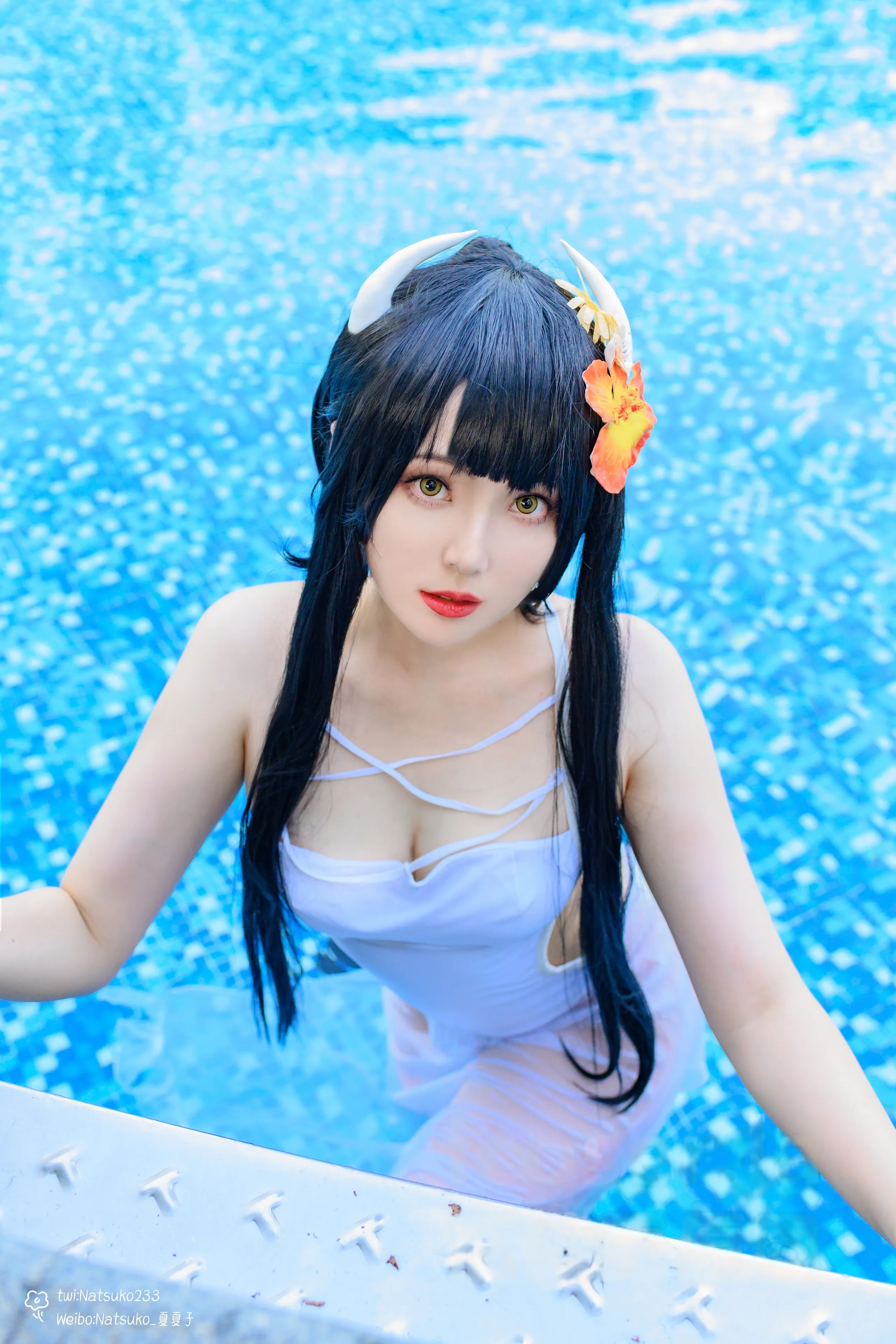 Natsuko Natsuko - Azur Blue Route Hiei bộ đồ bơi