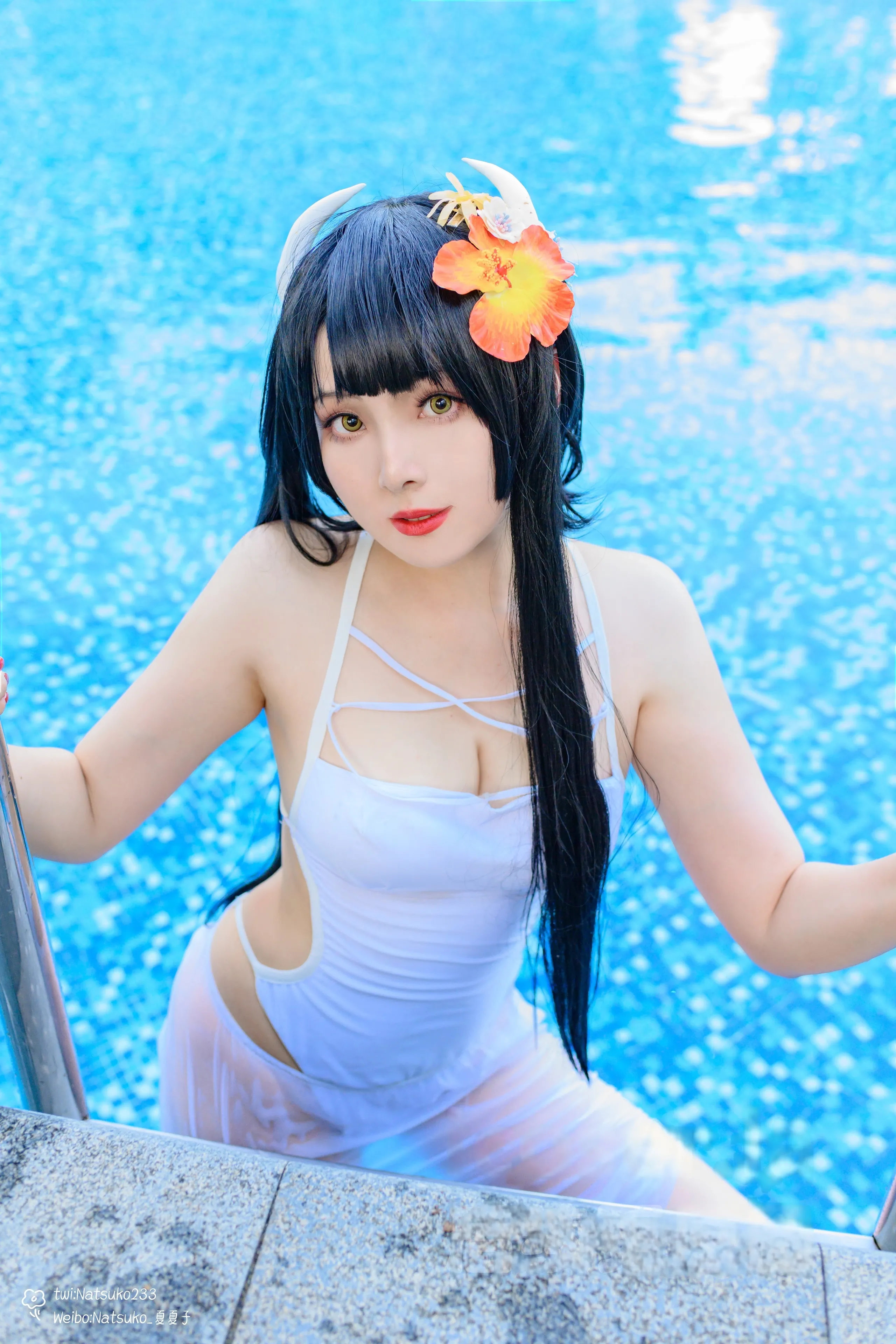 Natsuko Natsuko - Azur Blue Route Hiei bộ đồ bơi