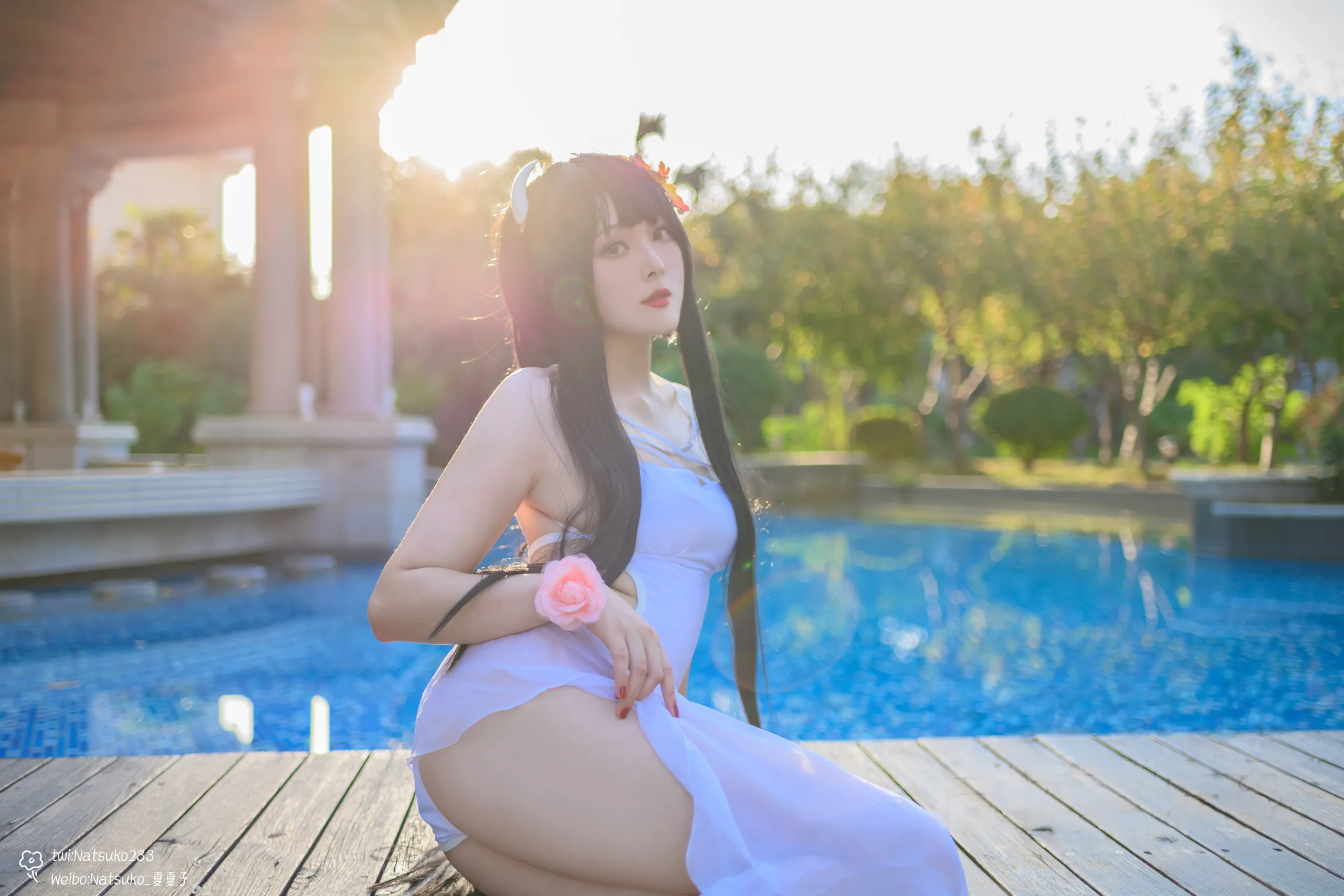 Natsuko Natsuko - Azur Blue Route Hiei bộ đồ bơi