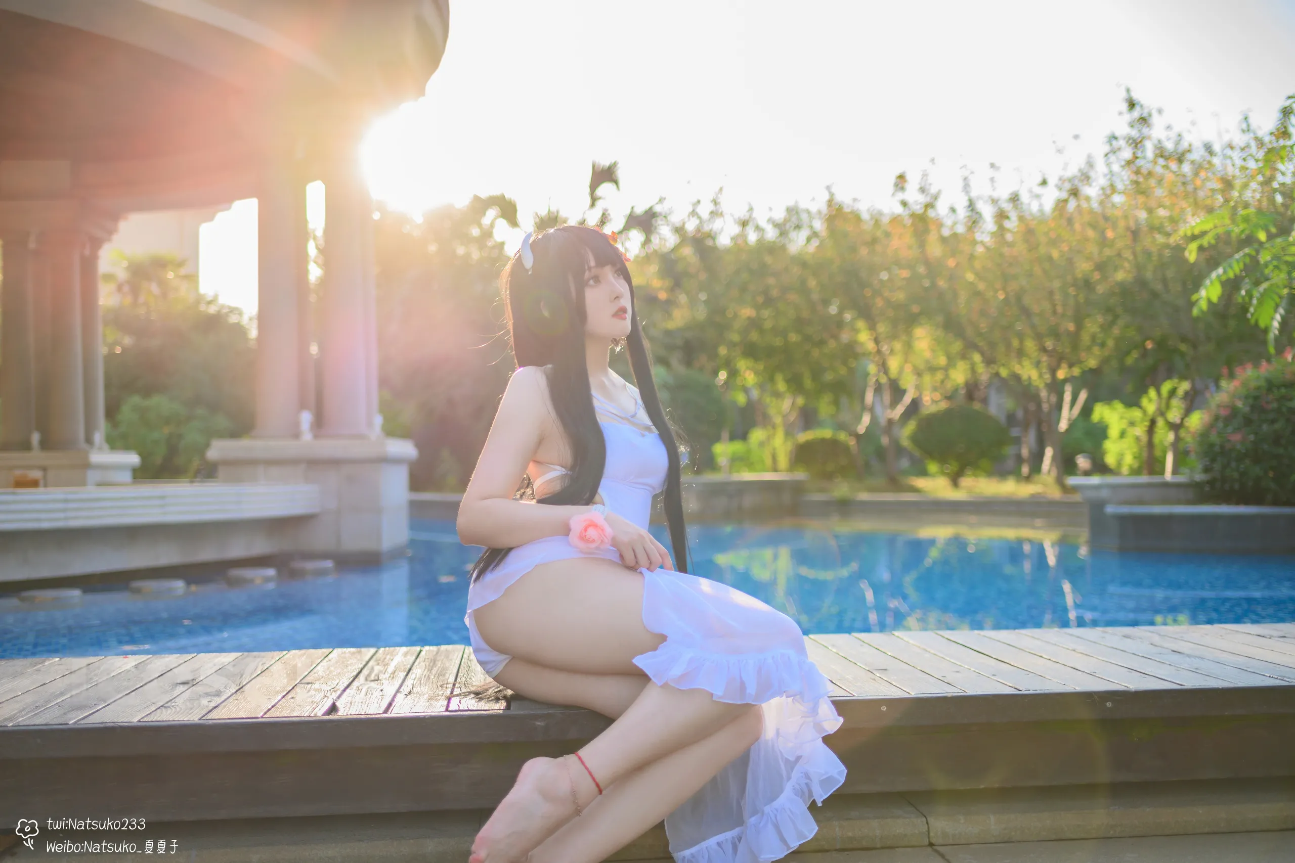 Natsuko Natsuko - Azur Blue Route Hiei bộ đồ bơi