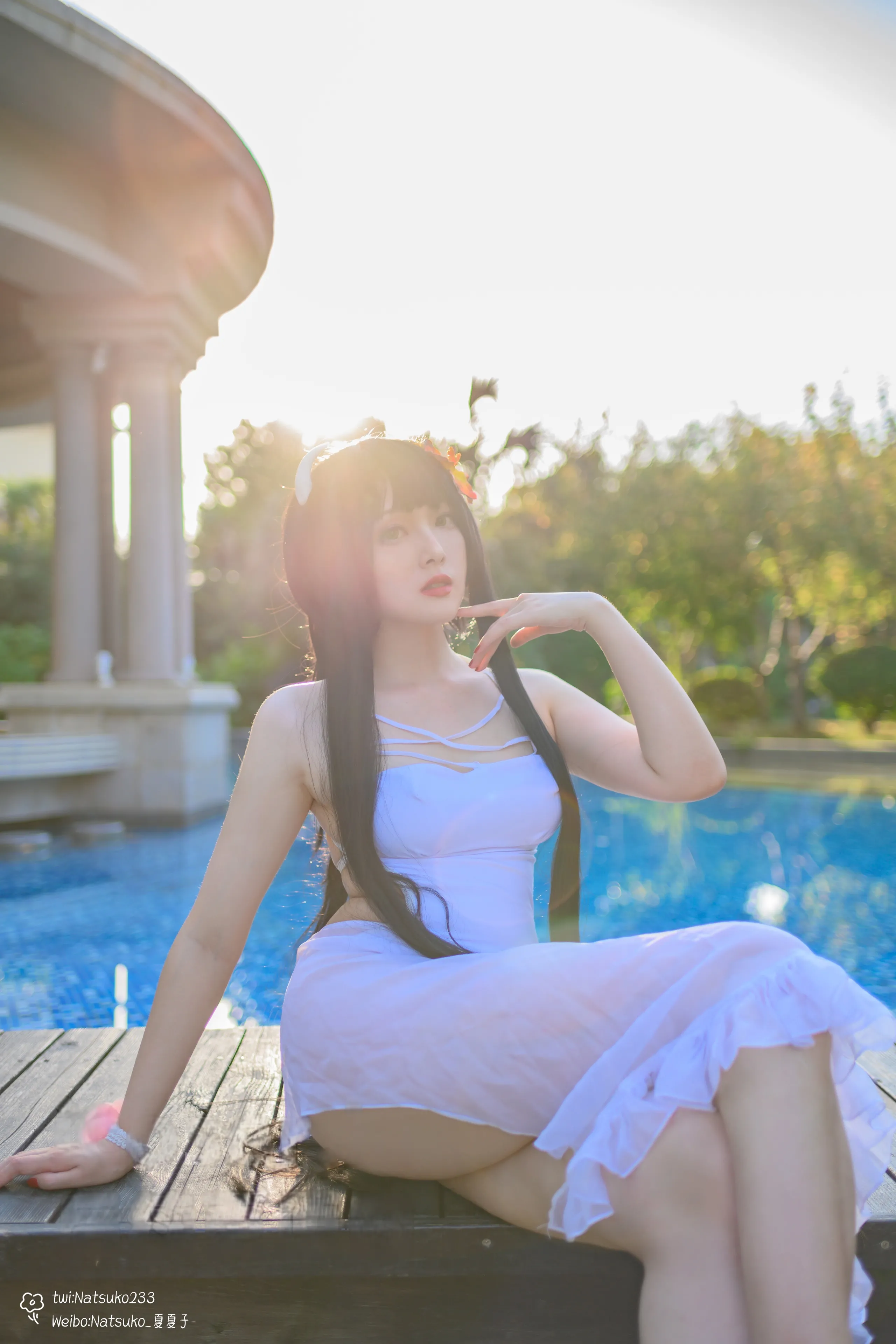 Natsuko Natsuko - Azur Blue Route Hiei bộ đồ bơi