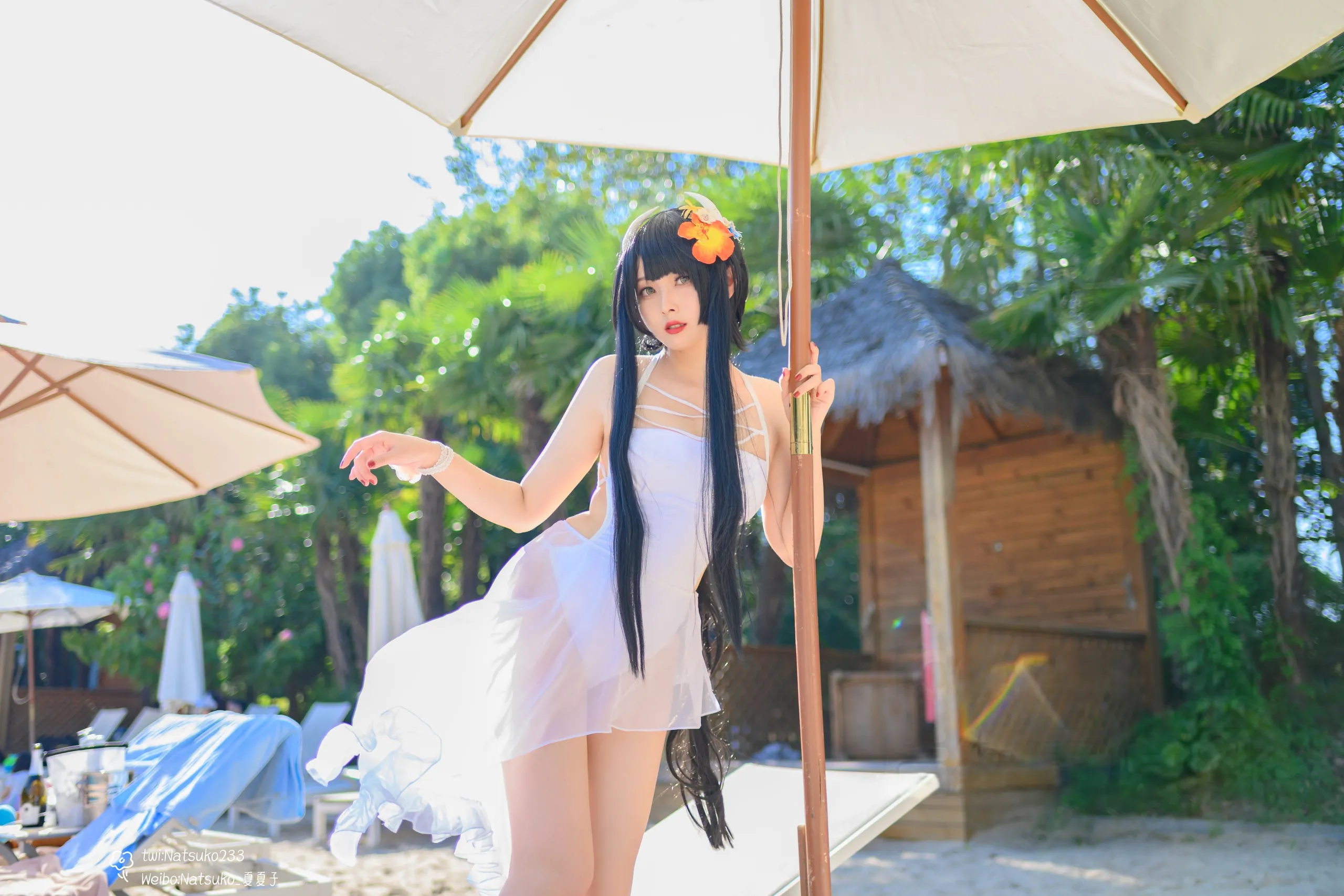Natsuko Natsuko - Azur Blue Route Hiei bộ đồ bơi