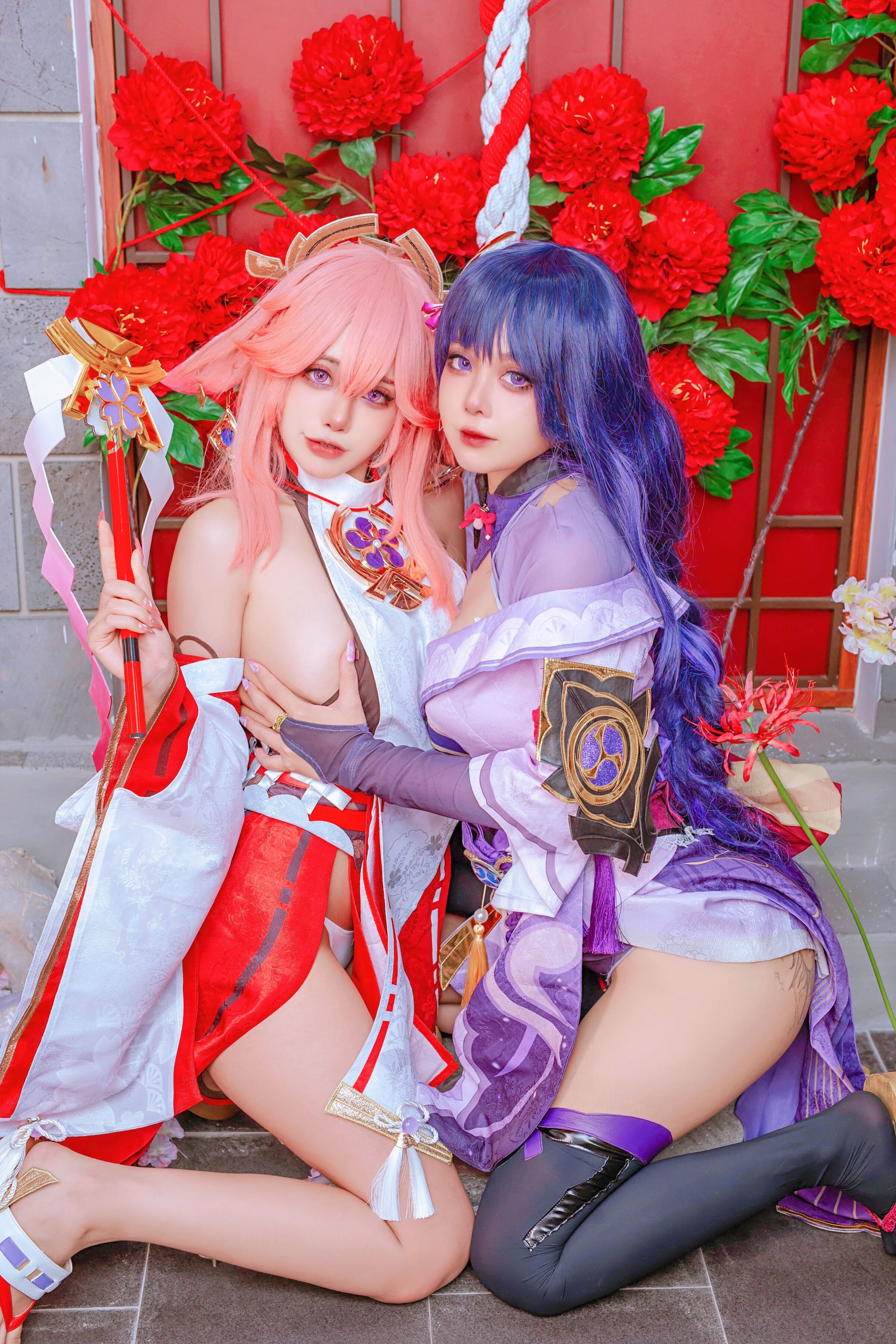Byoru - Yae Miko x Raiden Shogun [Tác động Genshin]