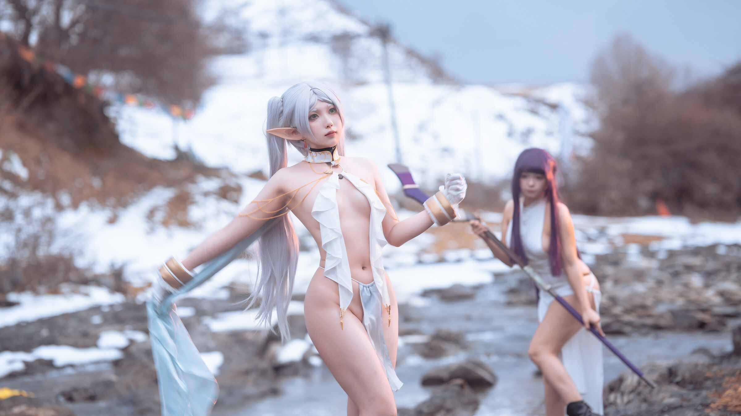 [Aya được phát hiện AYA & Xiaohe rượu ngọt] Snow Mountain Firon & Flilian