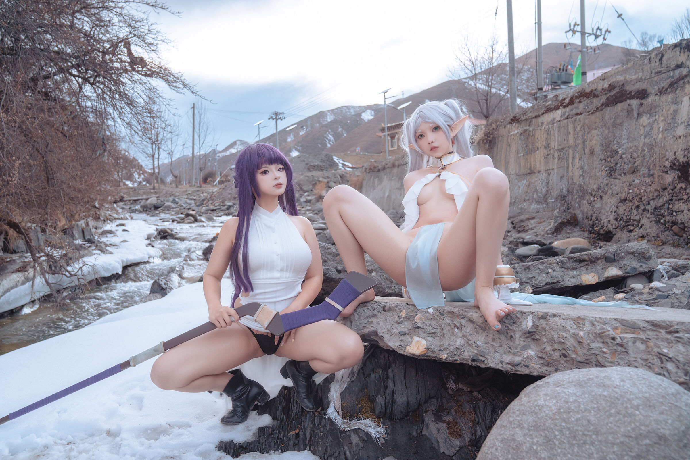 [Aya được phát hiện AYA & Xiaohe rượu ngọt] Snow Mountain Firon & Flilian