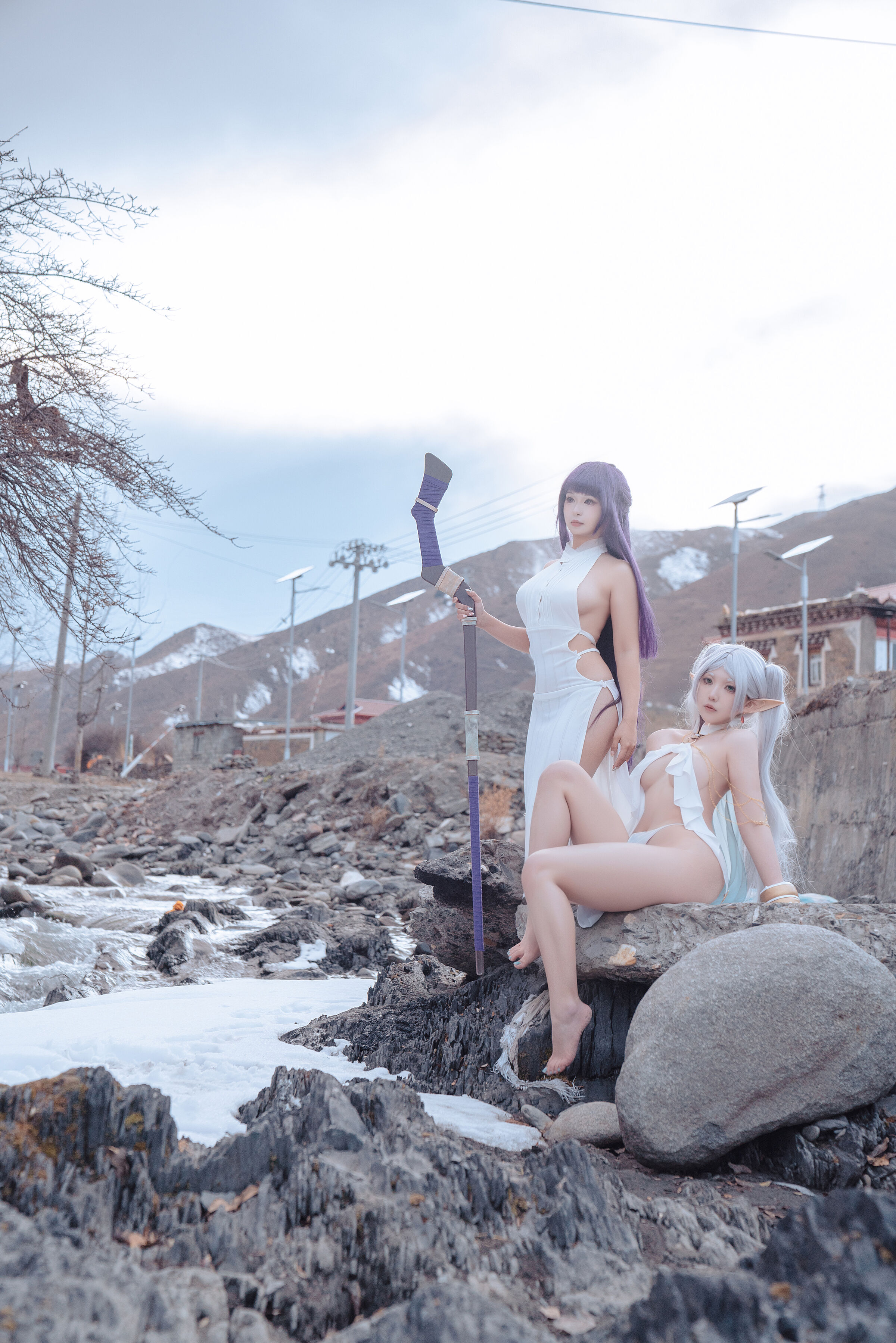 [Aya được phát hiện AYA & Xiaohe rượu ngọt] Snow Mountain Firon & Flilian