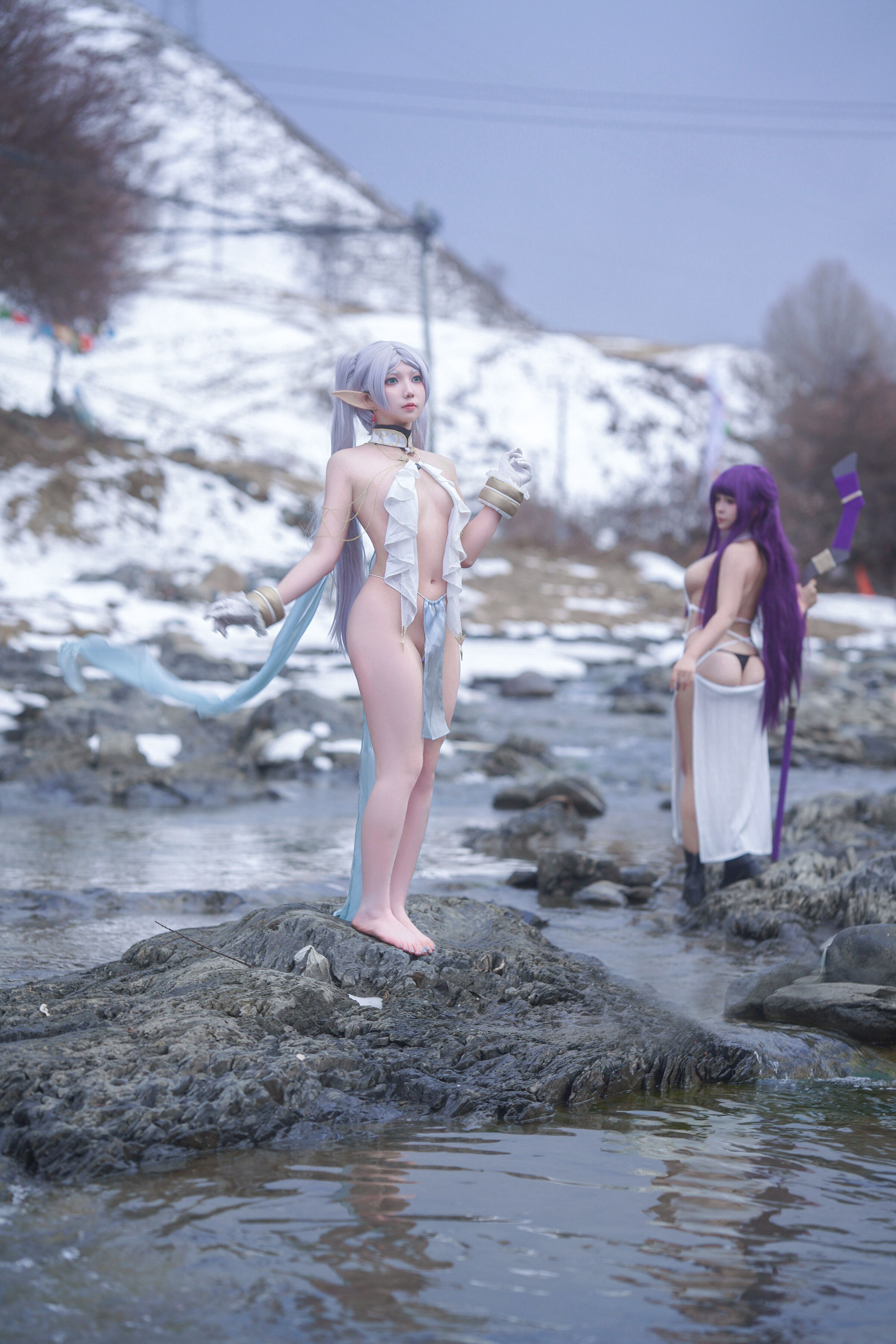 [Aya được phát hiện AYA & Xiaohe rượu ngọt] Snow Mountain Firon & Flilian