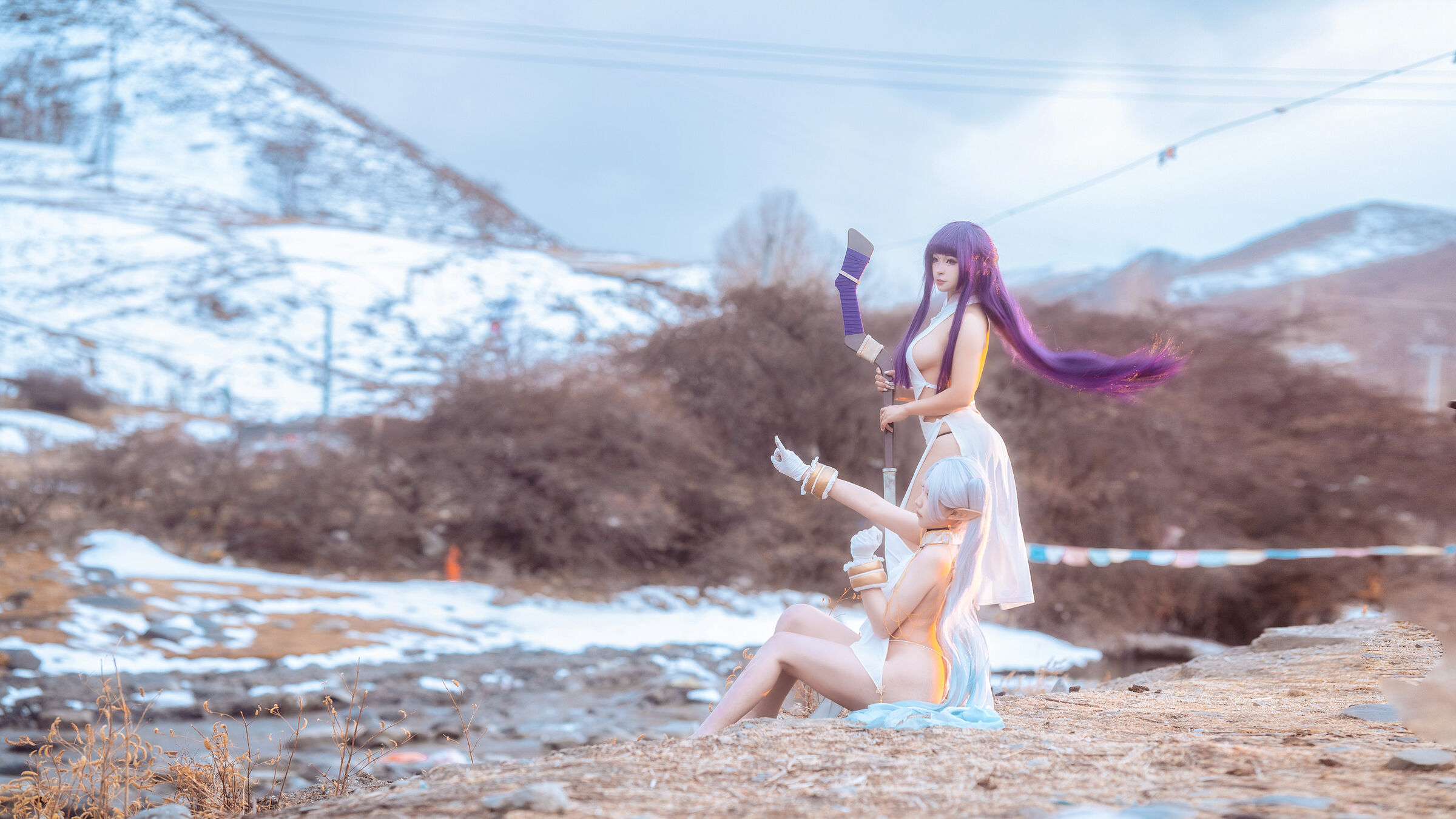 [Aya được phát hiện AYA & Xiaohe rượu ngọt] Snow Mountain Firon & Flilian
