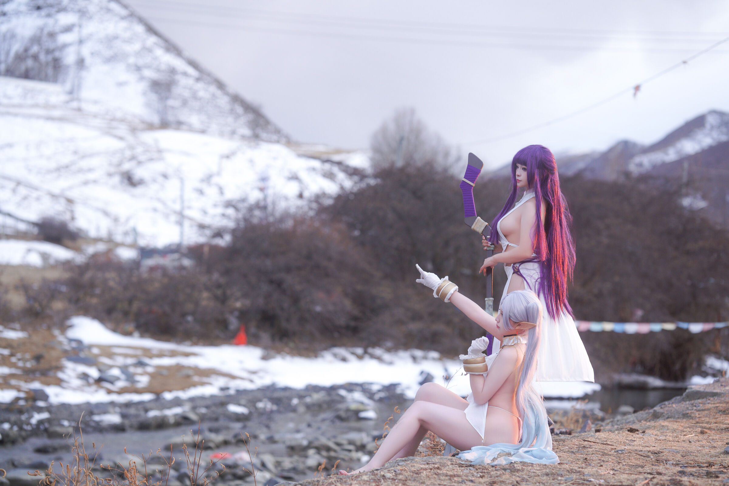[Aya được phát hiện AYA & Xiaohe rượu ngọt] Snow Mountain Firon & Flilian