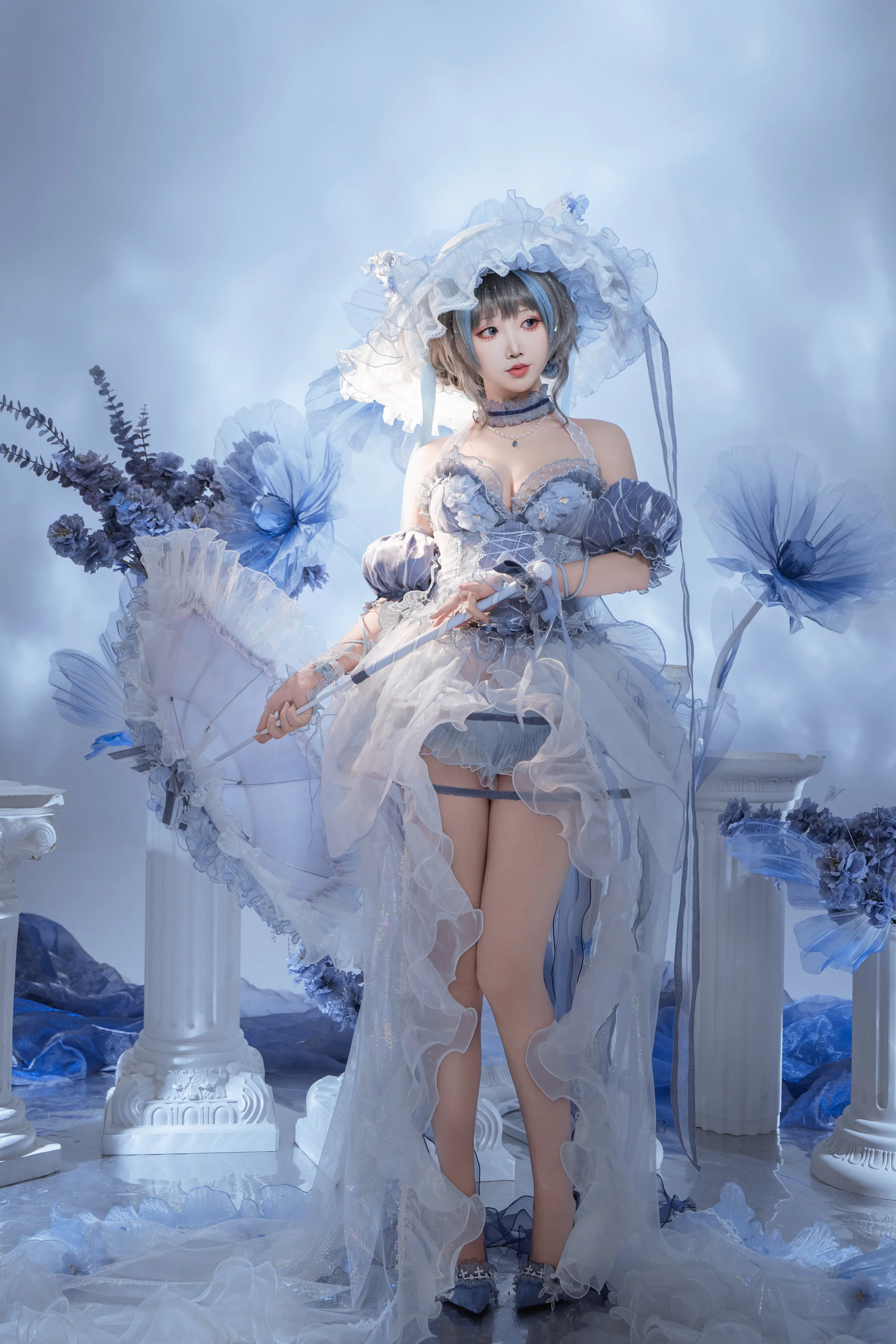 Bánh mì Fairy - Azur Blue Route Cheshire váy