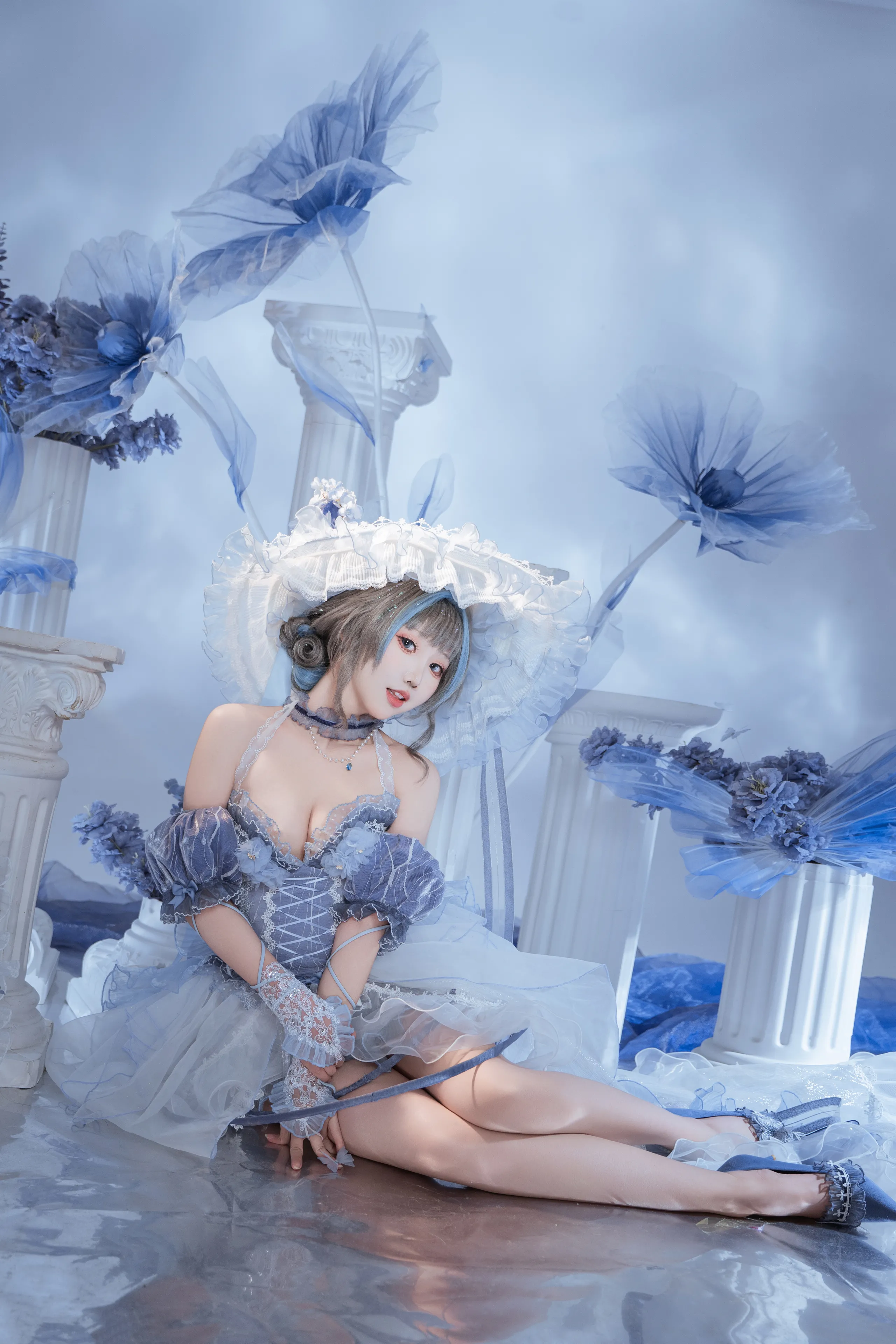 Bánh mì Fairy - Azur Blue Route Cheshire váy