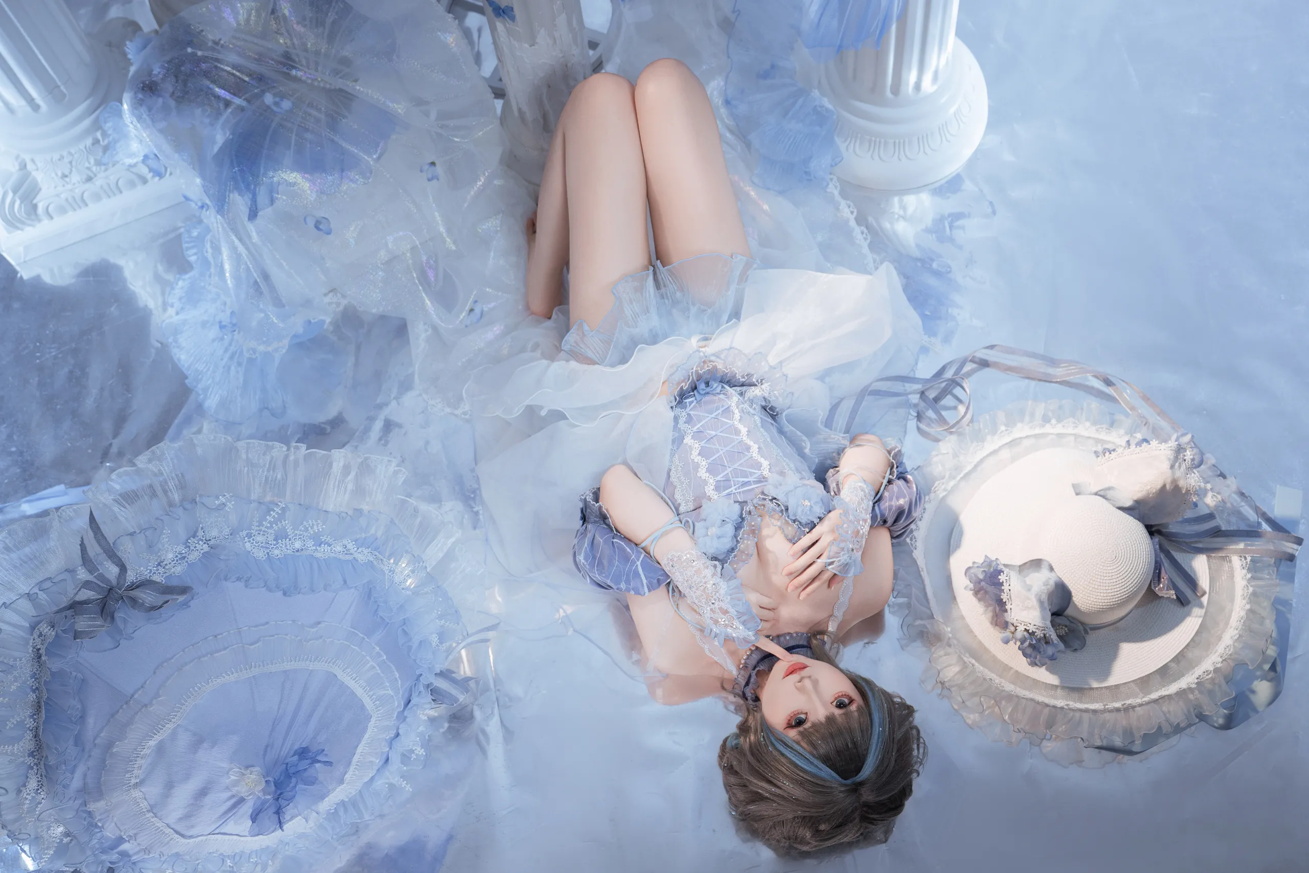 Bánh mì Fairy - Azur Blue Route Cheshire váy