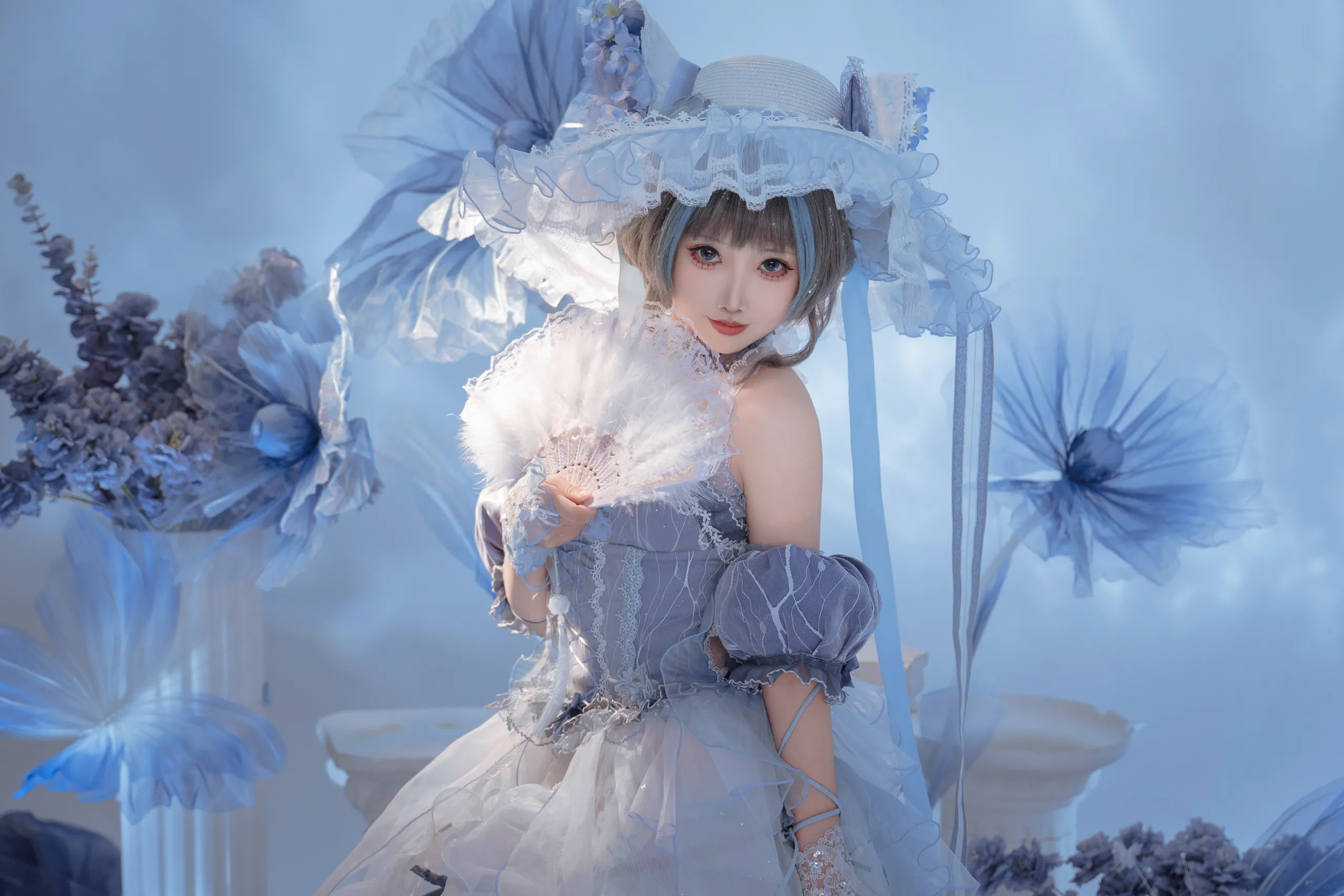 Bánh mì Fairy - Azur Blue Route Cheshire váy