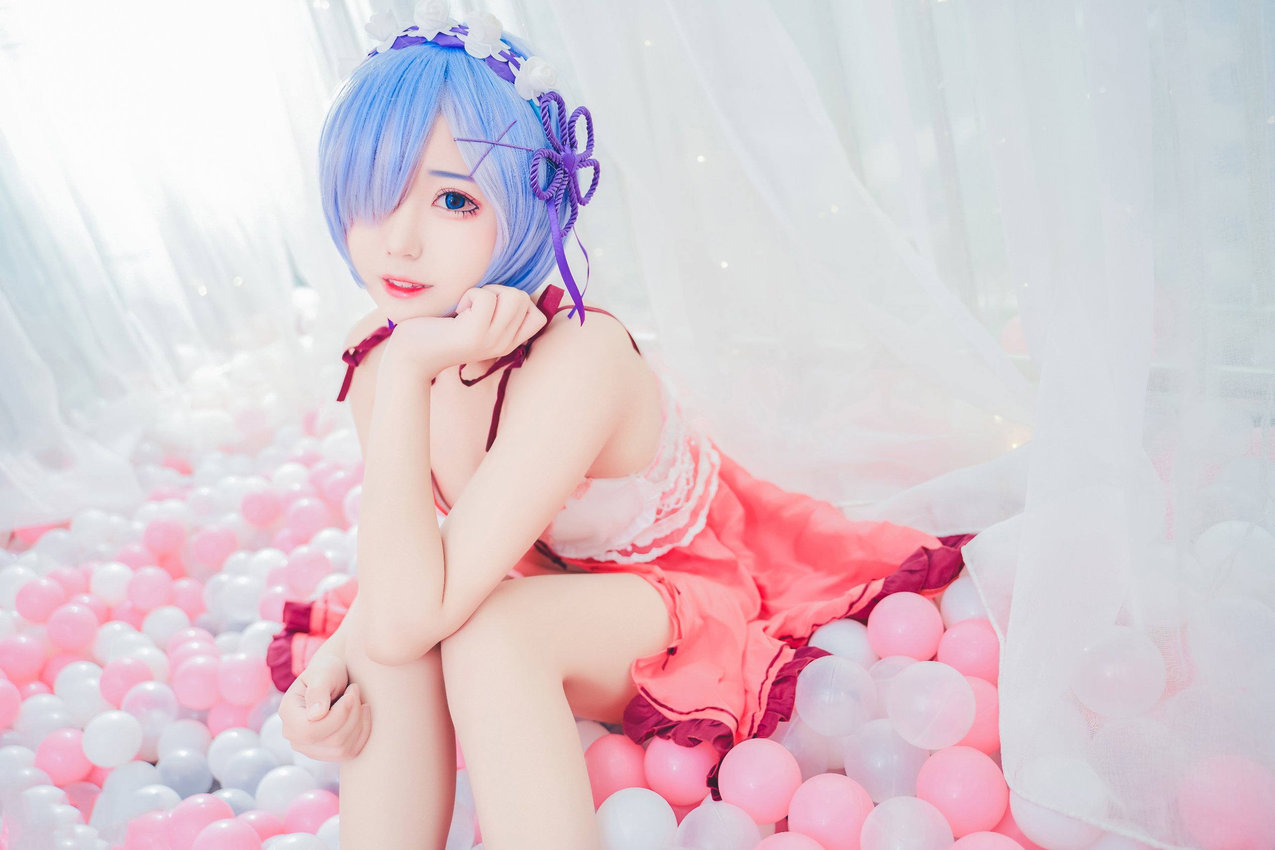 [Maojun_maojun] Rem màu hồng và dịu dàng