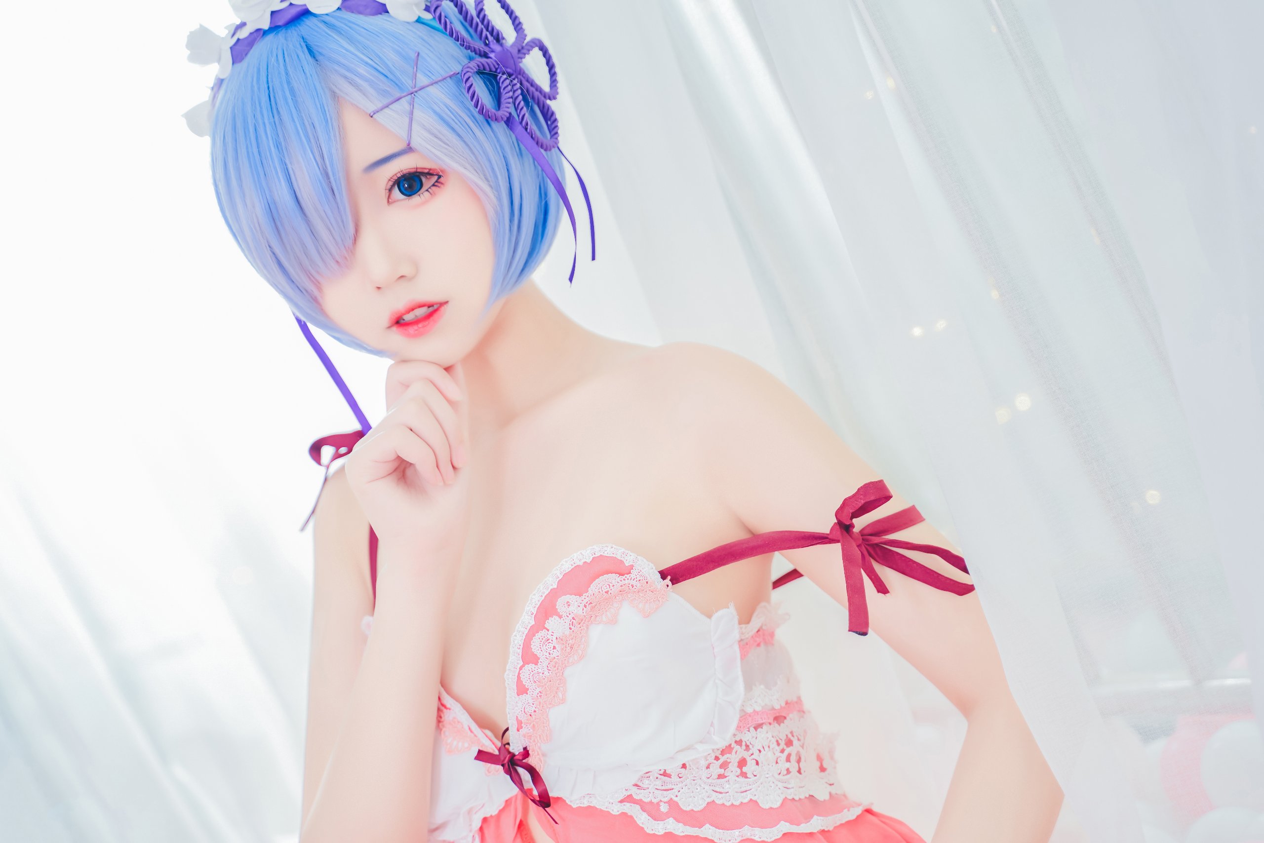 [Maojun_maojun] Rem màu hồng và dịu dàng