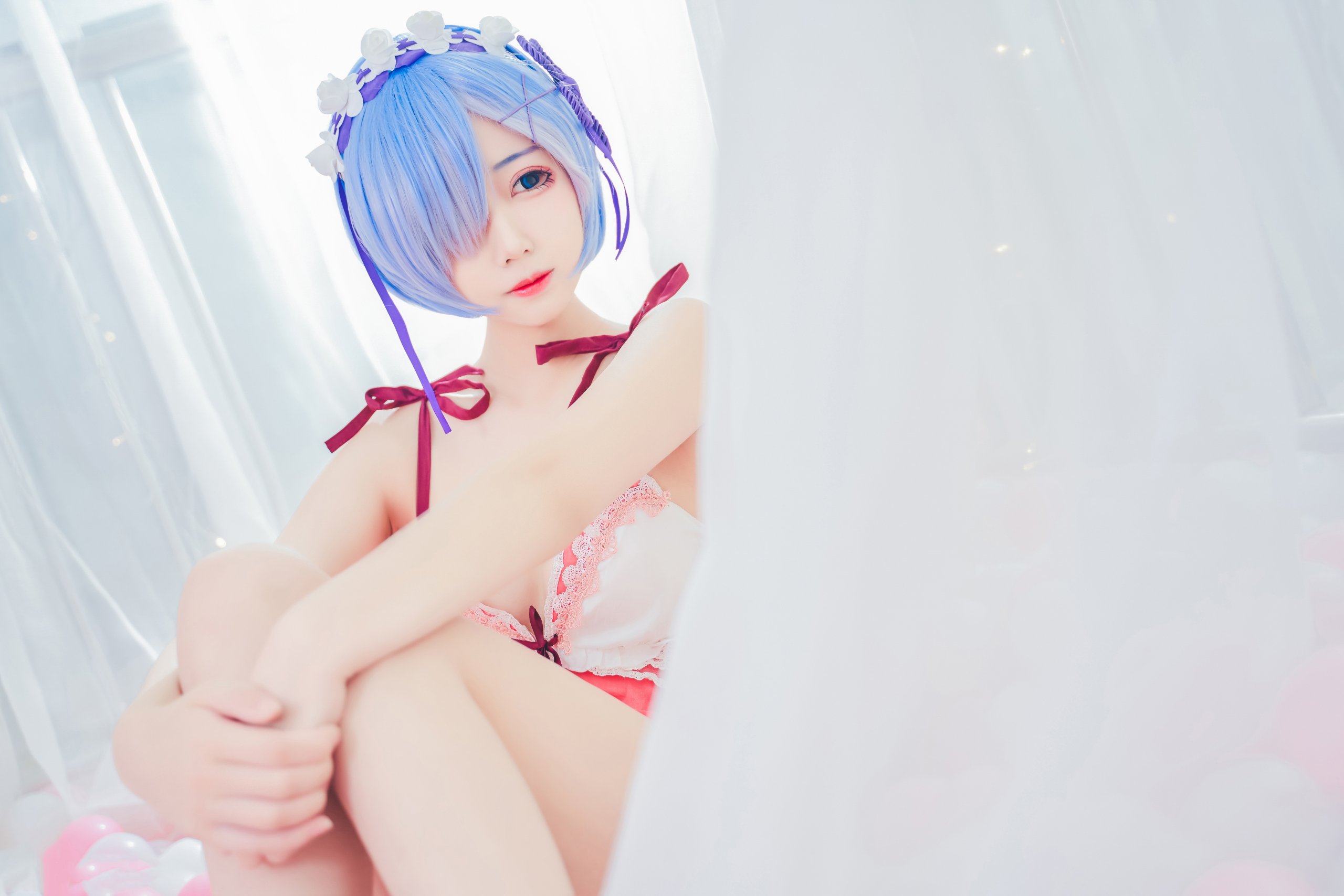[Maojun_maojun] Rem màu hồng và dịu dàng