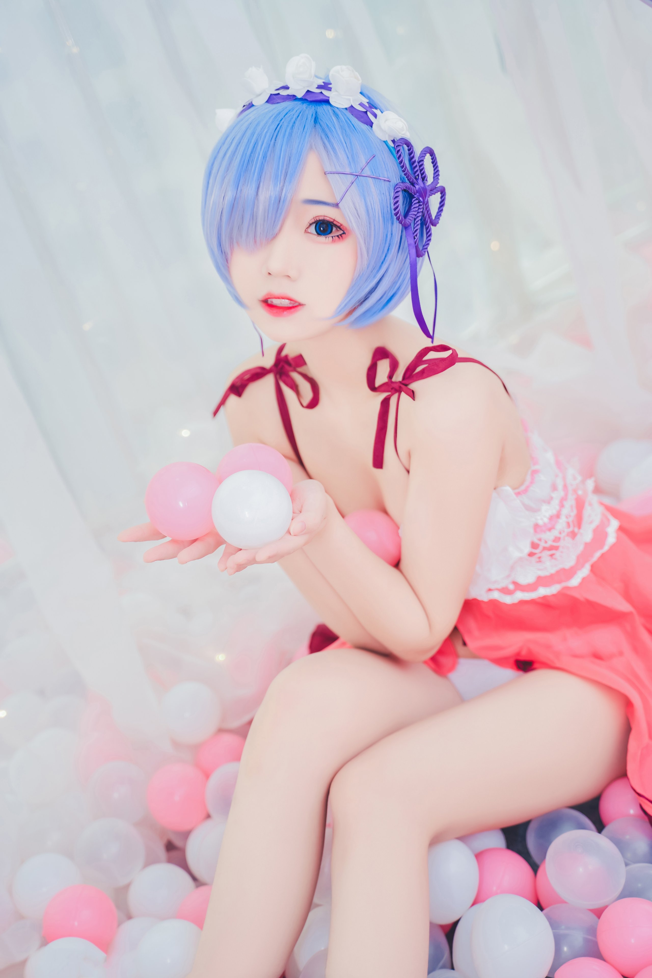 [Maojun_maojun] Rem màu hồng và dịu dàng