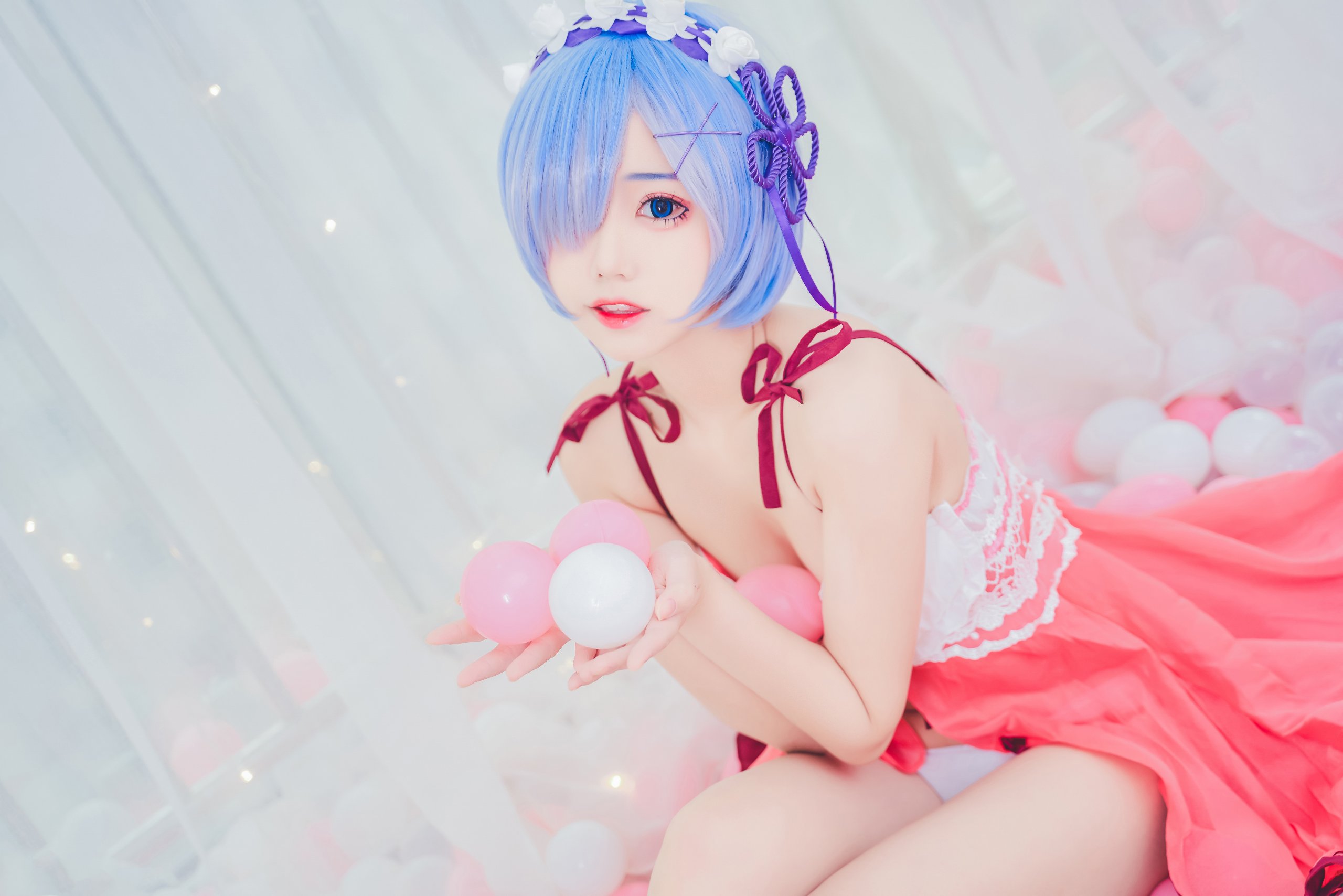 [Maojun_maojun] Rem màu hồng và dịu dàng