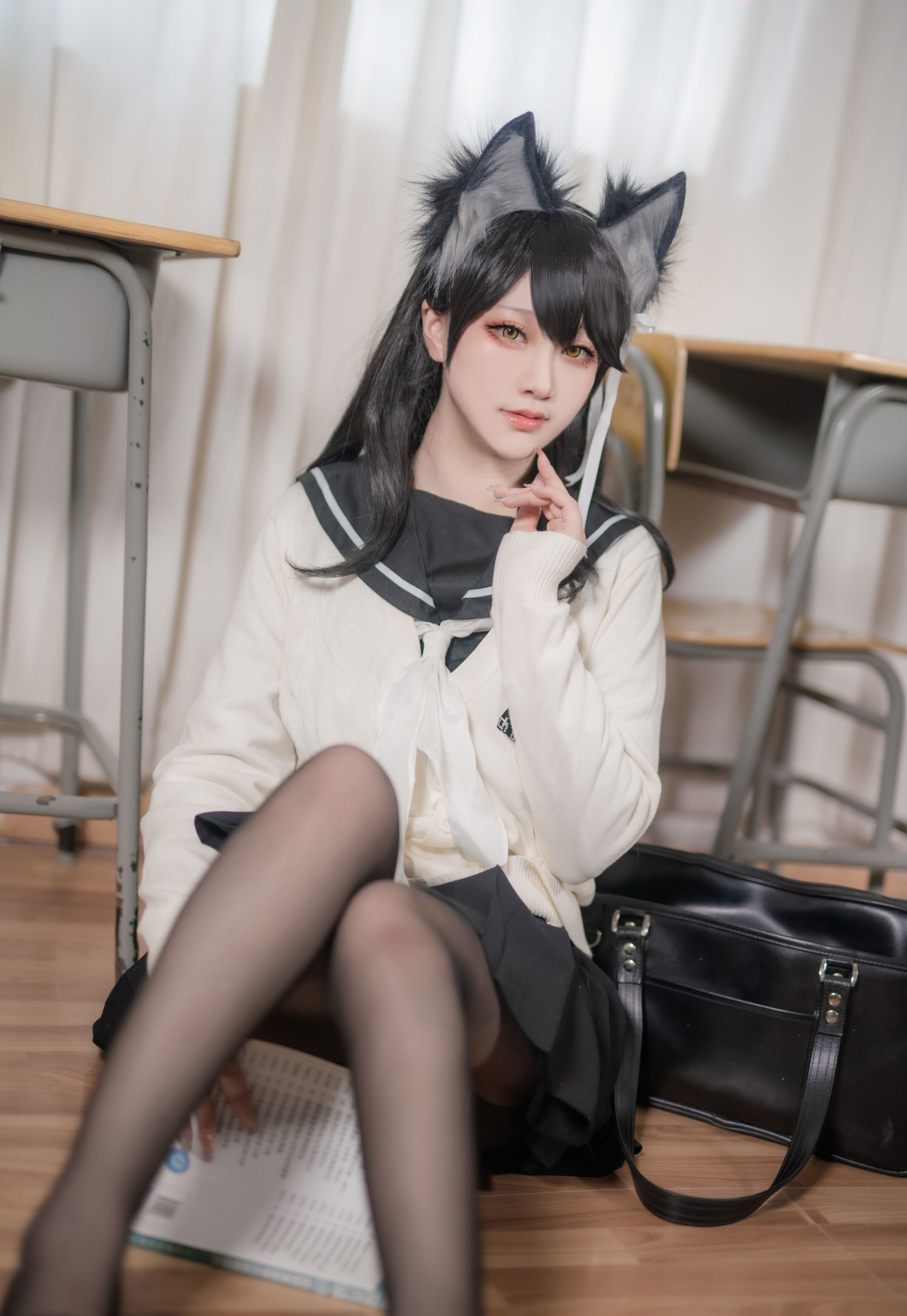 Halo_sauce - Đồng phục trường Azur Blue Atago