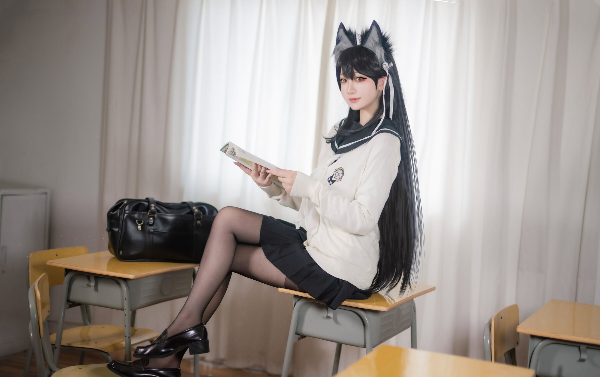 Halo_sauce - Đồng phục trường Azur Blue Atago