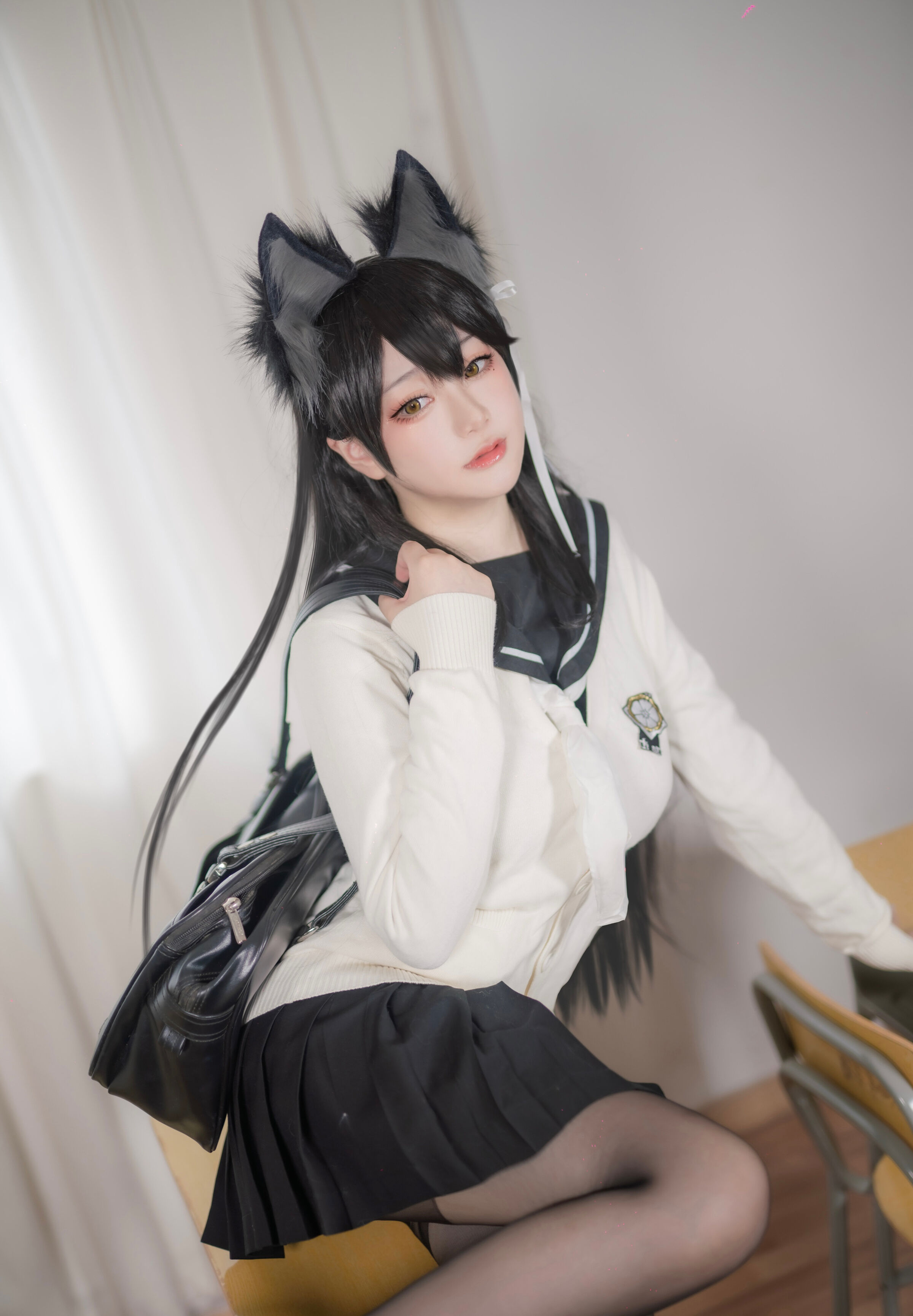 Halo_sauce - Đồng phục trường Azur Blue Atago
