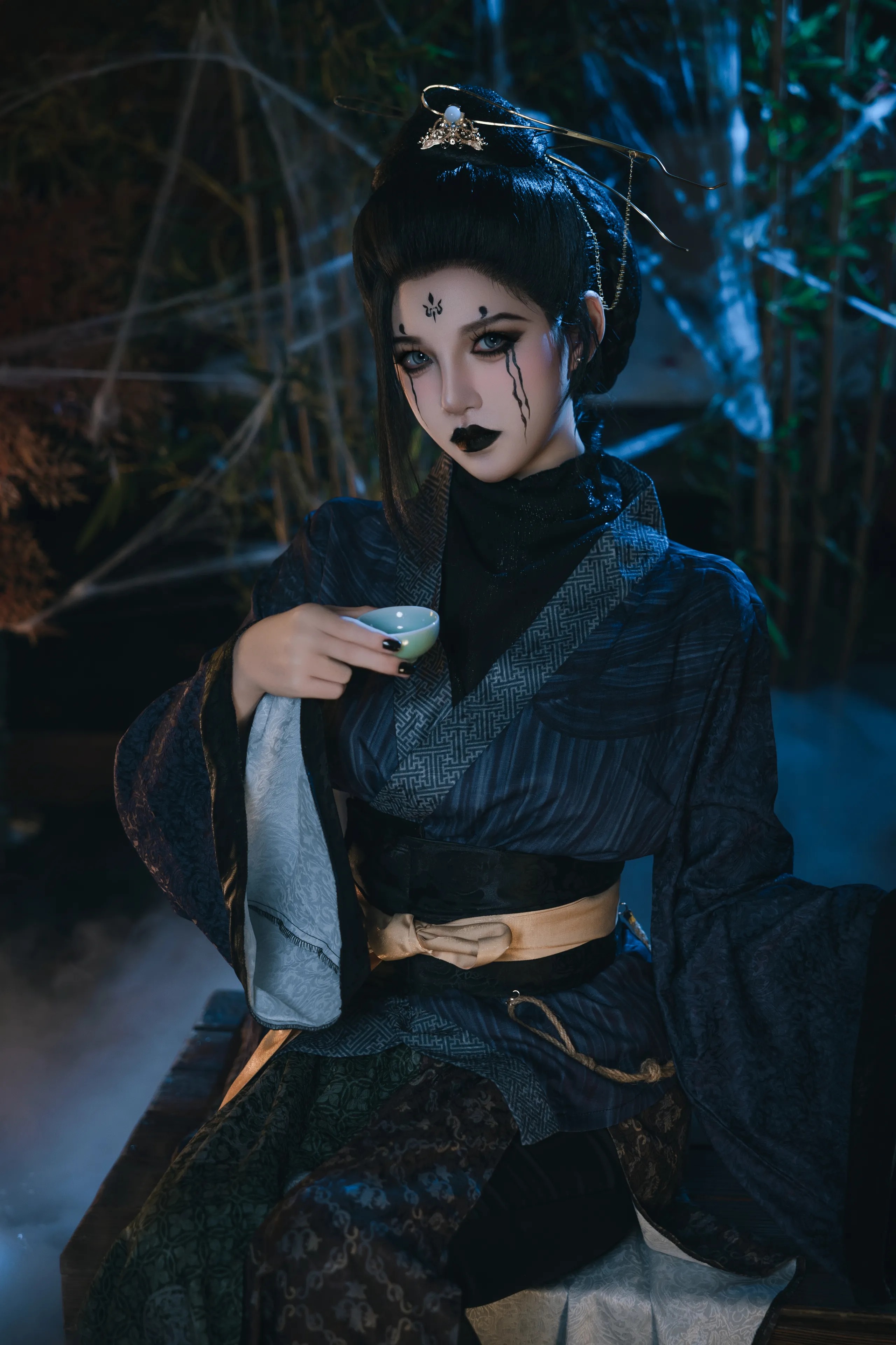 Ah Xun Kaori - Huyền thoại đen Goku Spider Spirit Four Sisters