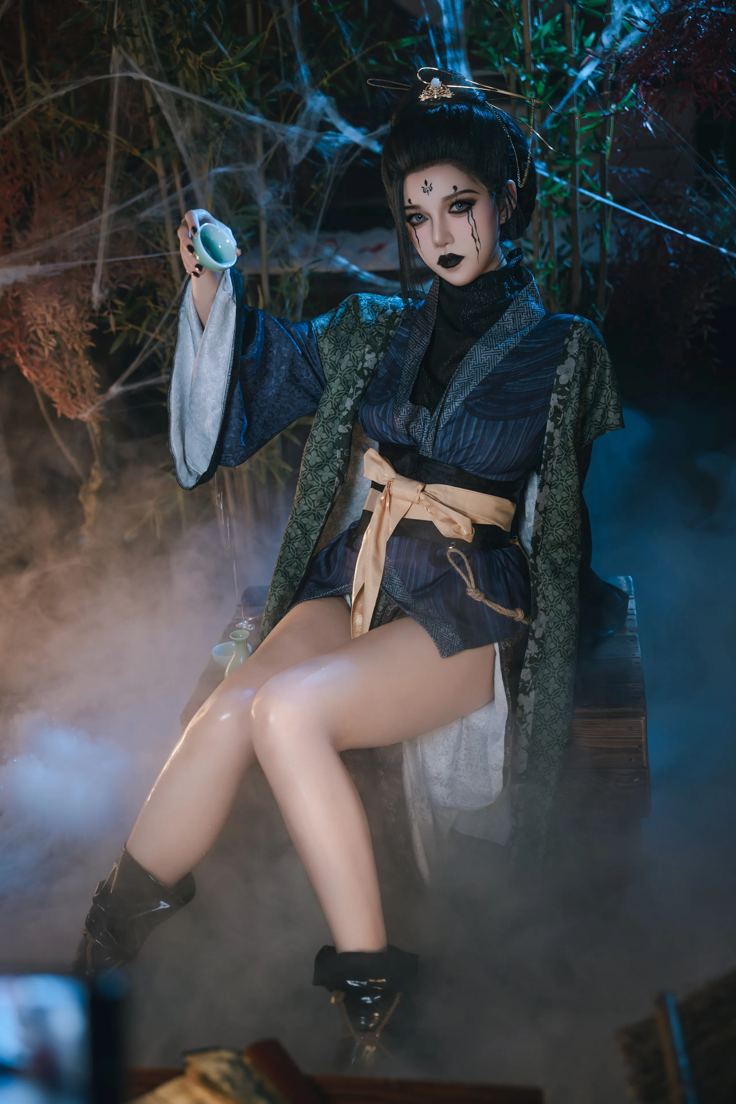 Ah Xun Kaori - Huyền thoại đen Goku Spider Spirit Four Sisters